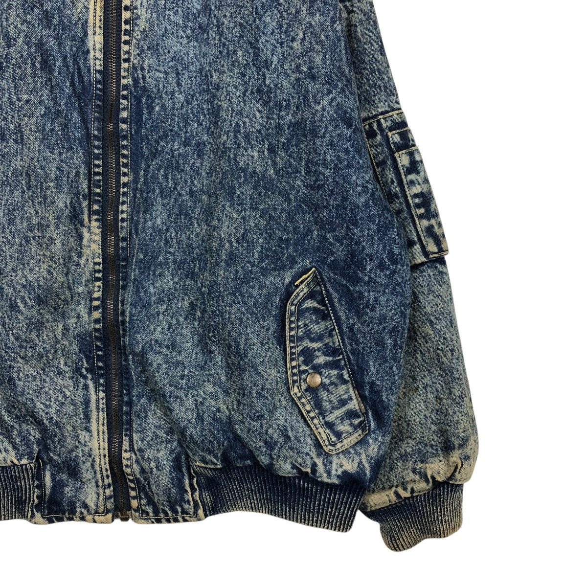Hysteric Glamour 🔥VINTAGE BOMBER JACKET DENIM MADSTATION BIG LOGO Size US M / EU 48-50 / 2 - 7 Thumbnail