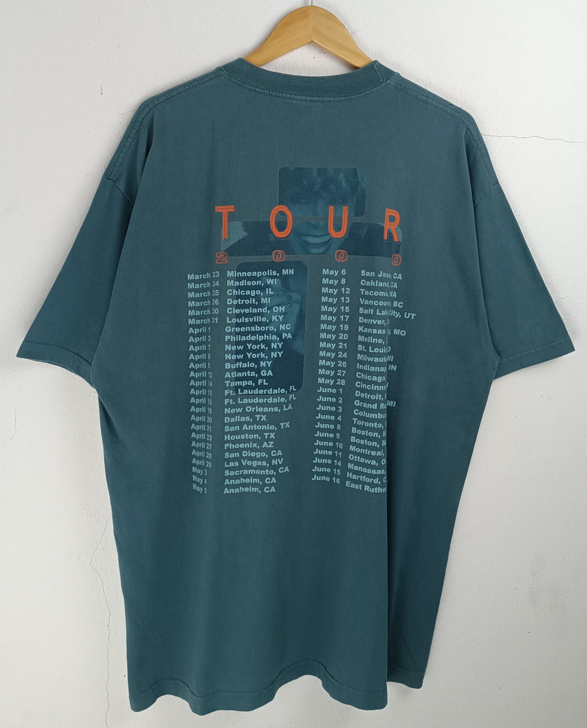 Rap Tees VINTAGE 2000 TINA TURNER 24 SEVEN TEE whitney jackson prince Size US XL / EU 56 / 4 - 4 Thumbnail