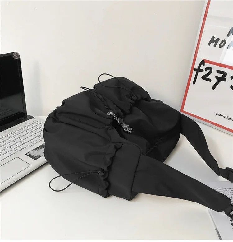 Japanese Brand × Vintage Japanese Style Tote Shoulder Canvas Bag school Size ONE SIZE - 5 Thumbnail