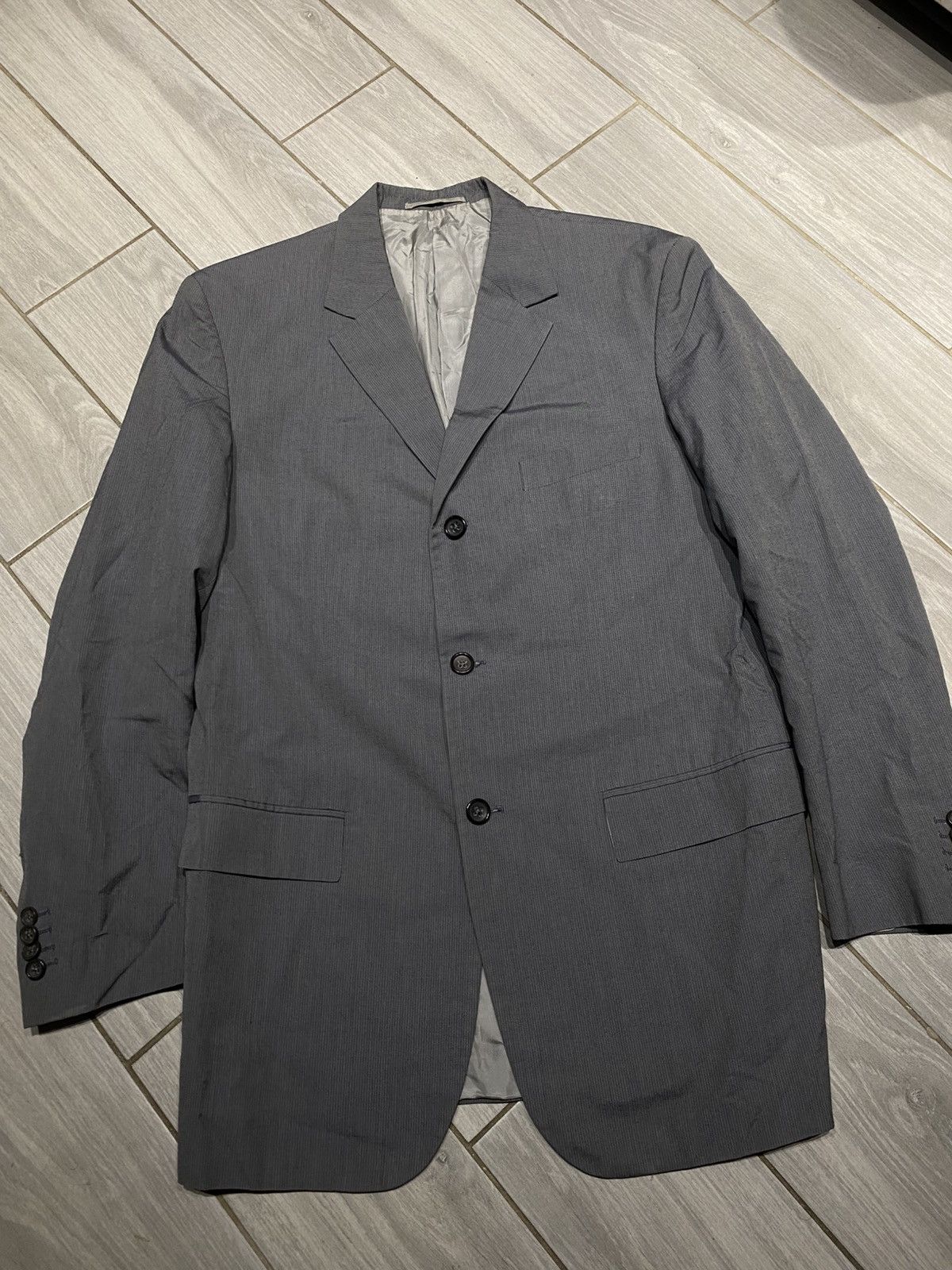Jil Sander VERY VINTAGE Jil Sander Men Grey Cotton Blazer Jacket crazy Size 52L - 1 Thumbnail