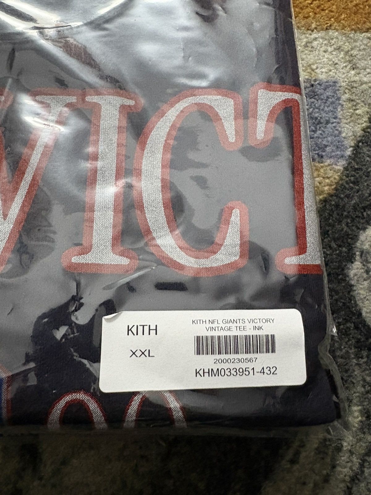 Kith × NFL Kith x NFL Giants Victory Vintage Tee Size US XXL / EU 58 / 5 - 6 Thumbnail