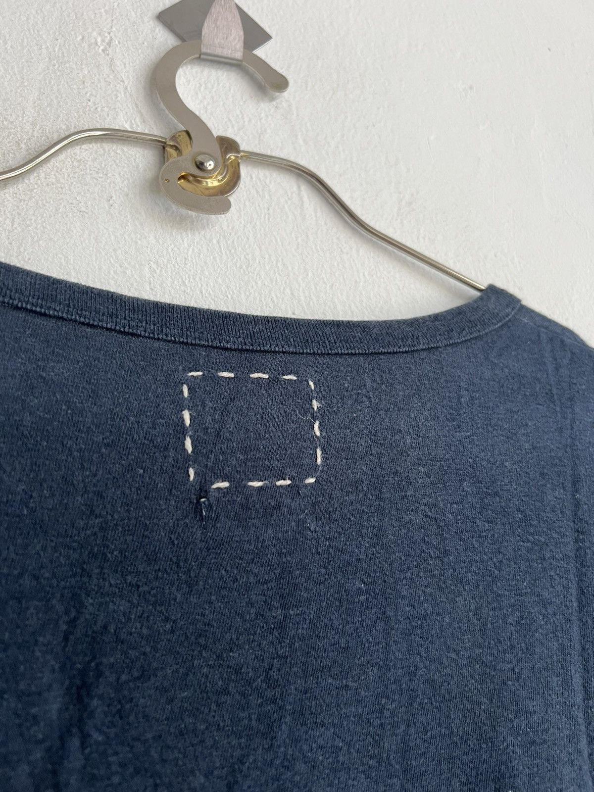 Visvim Prototype Visvim FIL Indigo Dyed Star Pocket Crewneck Shirt Size US M / EU 48-50 / 2 - 7 Thumbnail