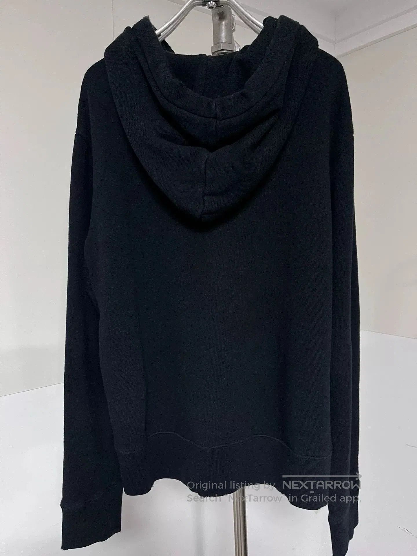 Gucci Gucci Black Square Distressed Hoodie S. Size US S / EU 44-46 / 1 - 5 Thumbnail