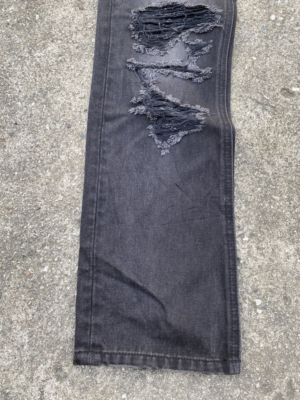Japanese Brand Sex Pot Revenge Studded Distressed Design Denim Size US 30 / EU 46 - 4 Thumbnail
