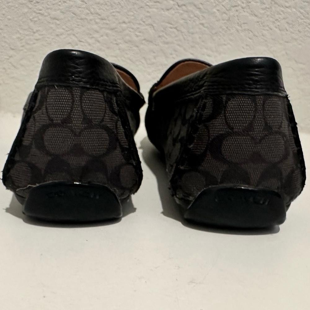 Coach Coach Marley Driver Leather Canvas Black Gray Loafer 8.5 Size US 8.5 / IT 38.5 - 4 Thumbnail