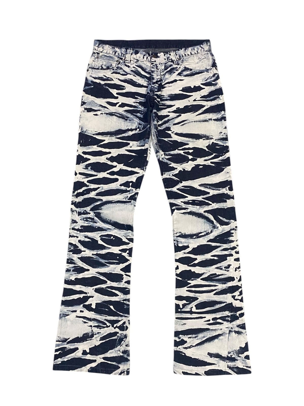 Tornado Mart 💃Tornado Mart Archive Spiral Cut Bootcut Jeans Size US 33 - 2 Thumbnail