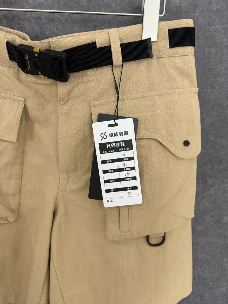 Dior Dior Khaki multi-pocket functional shorts Size US 30 / EU 46 - 9 Thumbnail
