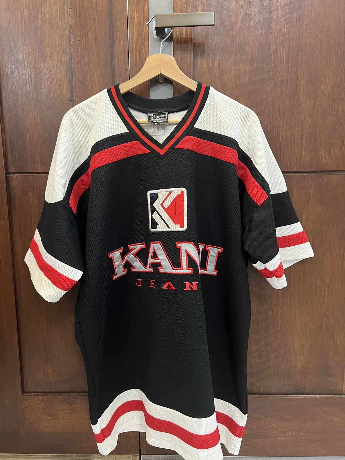 Karl Kani Vintage Karl Kani Big Logo Jersey Size US XL / EU 56 / 4 - 1 Thumbnail