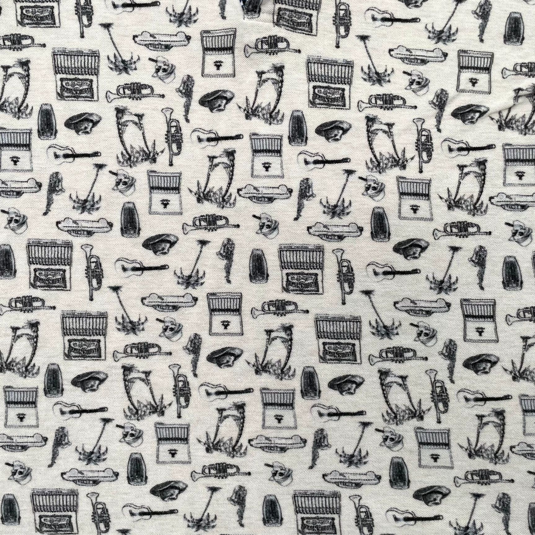 Robert Graham VINTAGE Robert Graham Polo Shirt Men Adult Large White Geometric Music Cars 90s Size US L / EU 52-54 / 3 - 5 Thumbnail