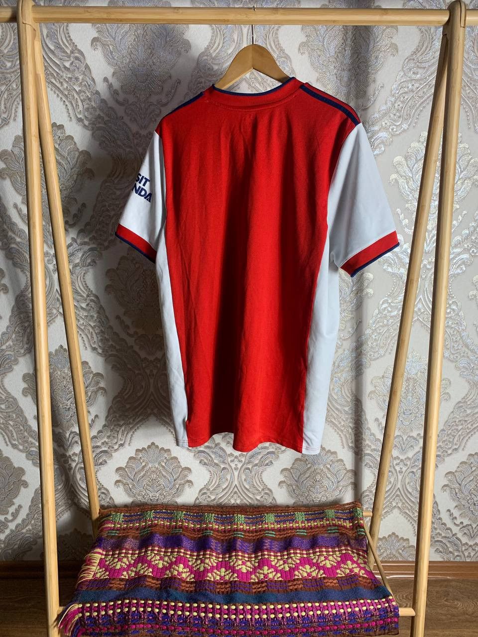 Adidas VINTAGE ADIDAS FC ARSENAL LONDON ENGLAND SOCCER JERSEY 90s Size US XXL / EU 58 / 5 - 12 Thumbnail