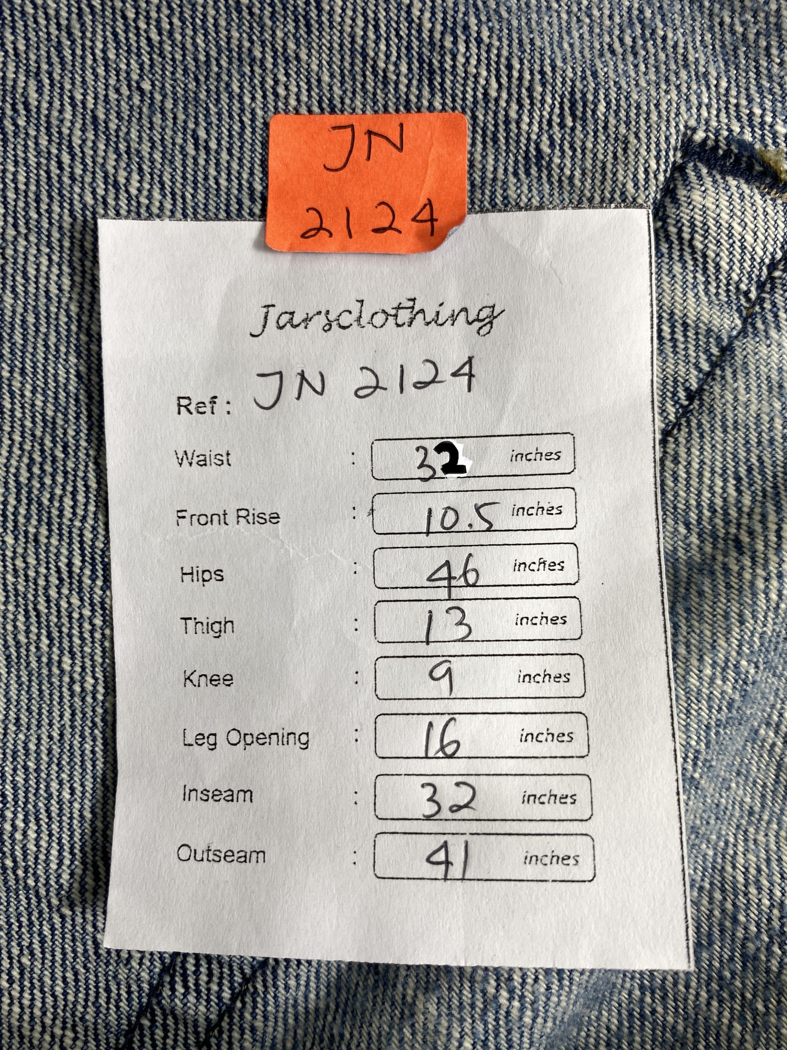 Levi's Distressed Blue Levi's 514 Jeans 33x32 Denim -JN2124 Size US 33 - 8 Thumbnail