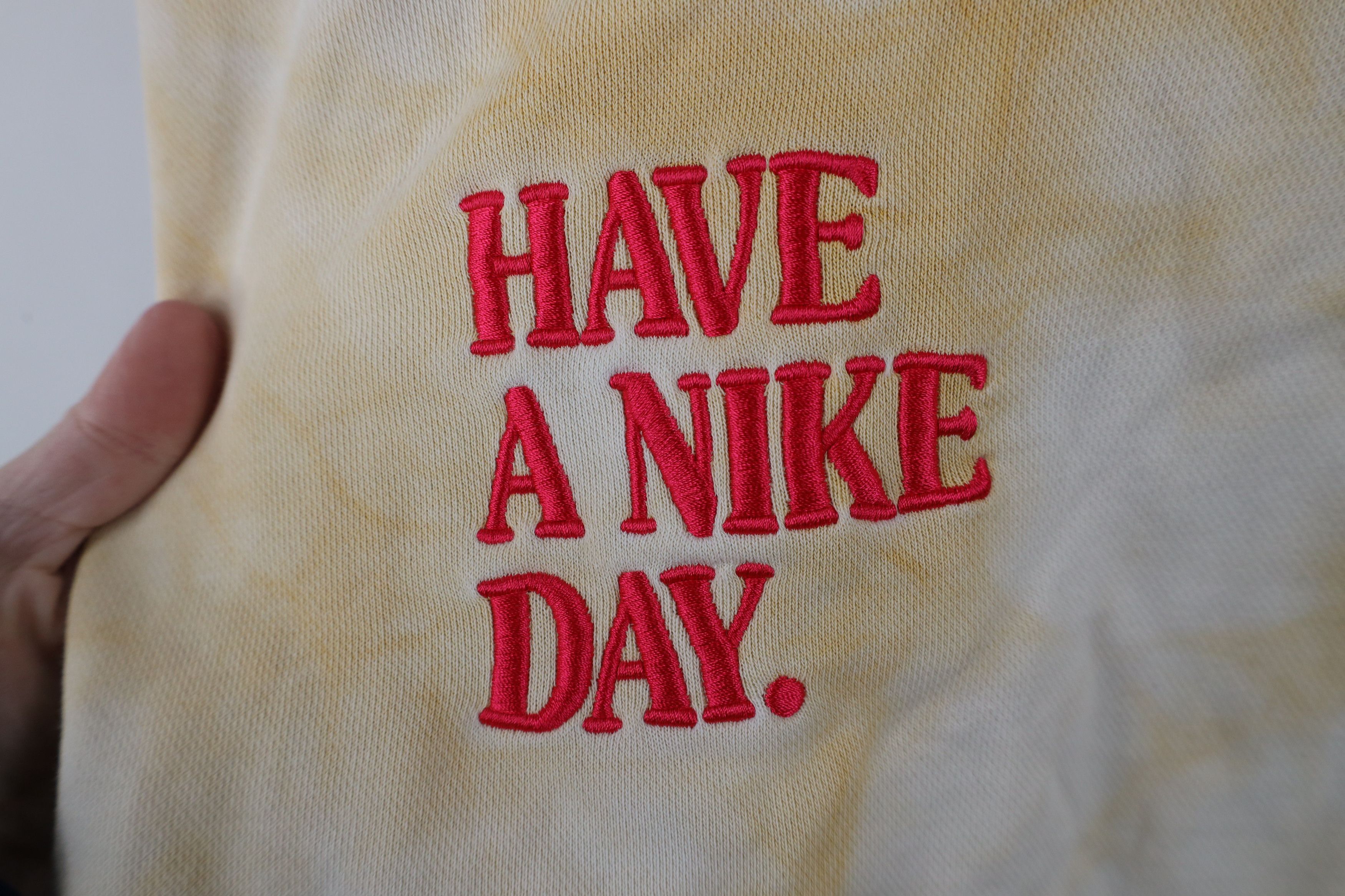 Nike × Vintage Nike Sportswear Have A Nike Day French Terry Sweatshirt Size US M / EU 48-50 / 2 - 11 Thumbnail