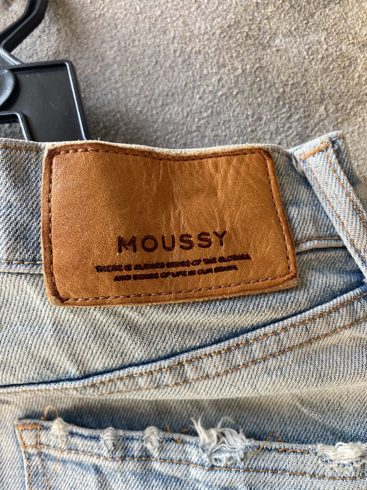 Designer × Japanese Brand × MOUSSY Moussy Acid Wash Denim Pants Made in Japan Size US 27 - 11 Thumbnail