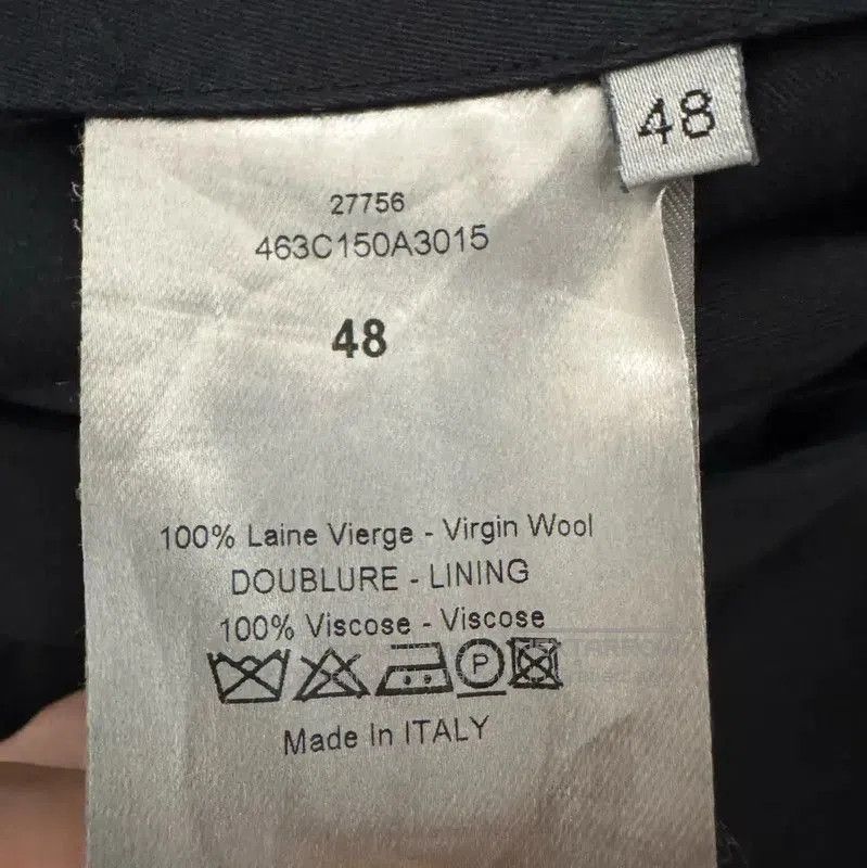 Dior Dior Black Wool Men's Casual Trousers . Size US 38 / EU 54 - 4 Thumbnail