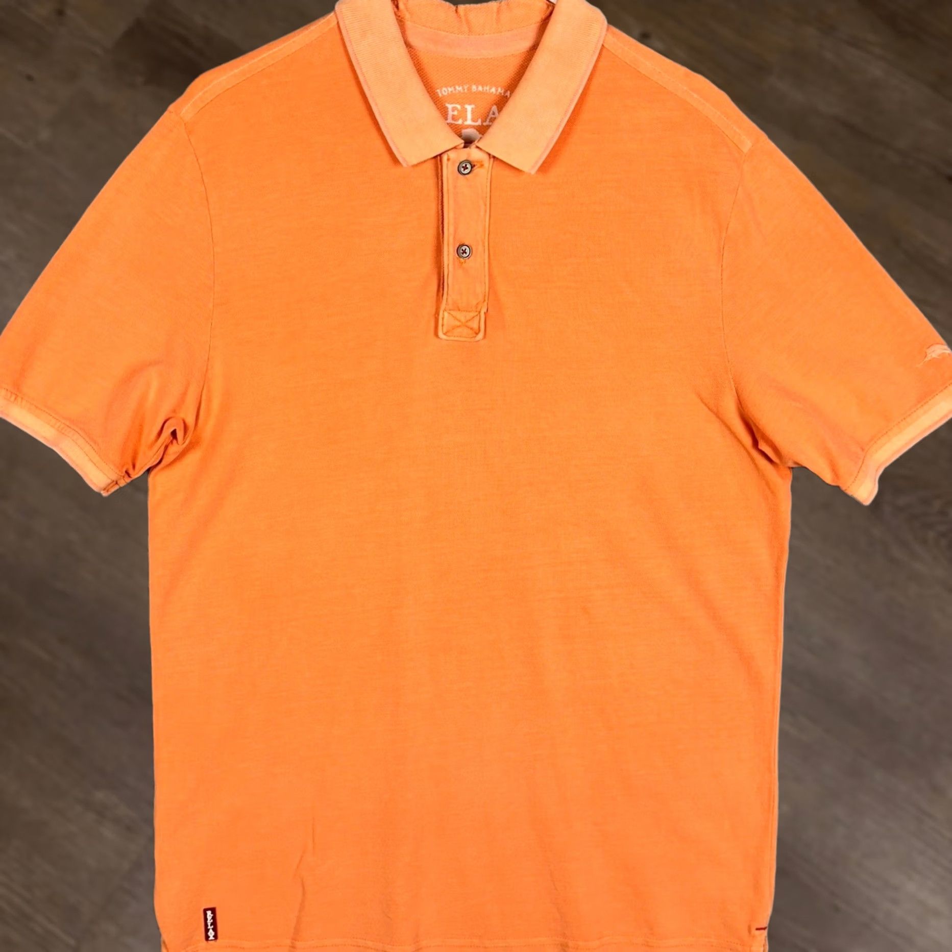 Tommy Bahama Tommy Bahama Relax Polo Shirt Mens Medium Orange Island Modern Fit Casual Polo Shirt Size US M / EU 48-50 / 2 - 1 Thumbnail