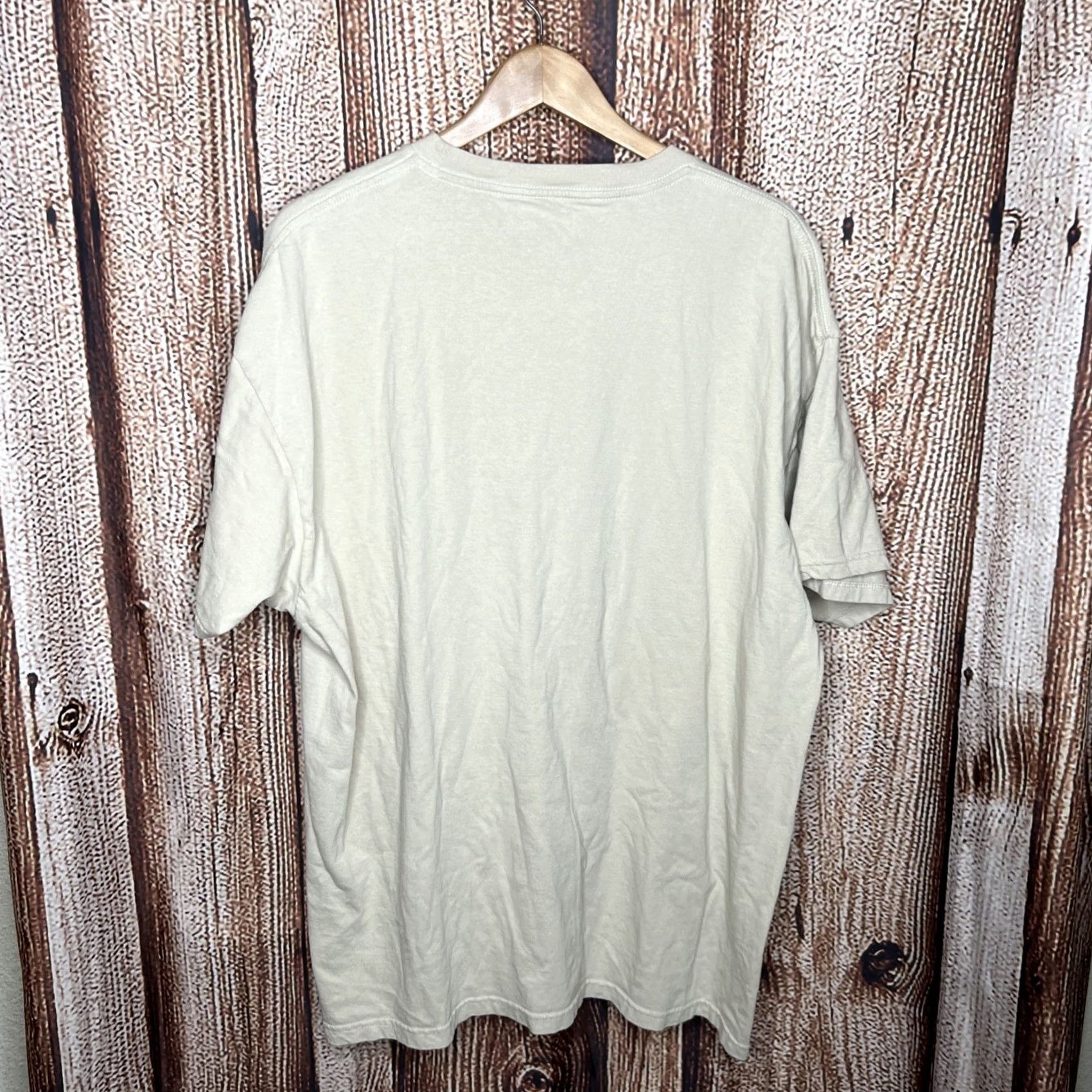 Rocawear Rocawear T-Shirt Mens 2XL Beige Short Sleeve Crew Neck Graphic Print Vintage Hip Hop Logo Jersey Cotton Size US XXL / EU 58 / 5 - 3 Thumbnail