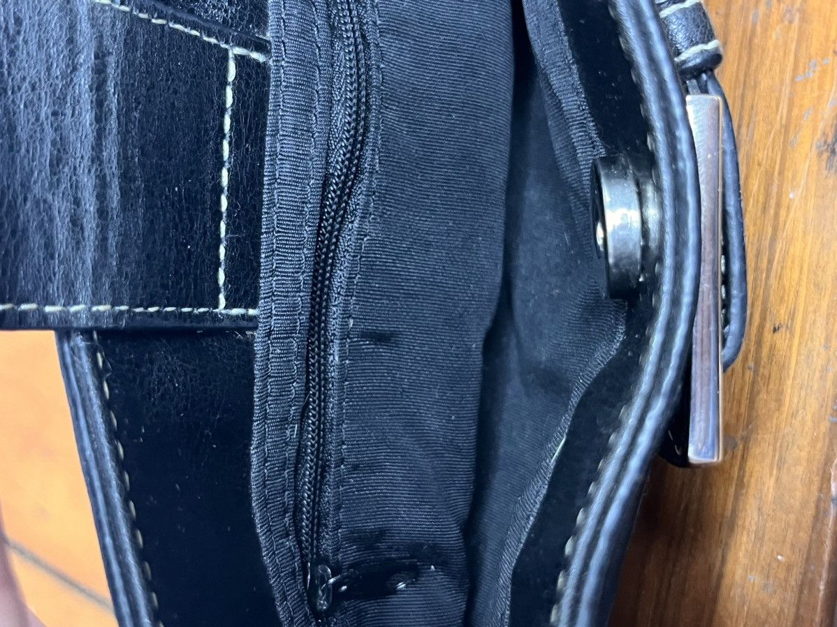 Guess × Vintage Vintage Guess Black Leather Mini Shoulder Bag Size ONE SIZE - 6 Thumbnail