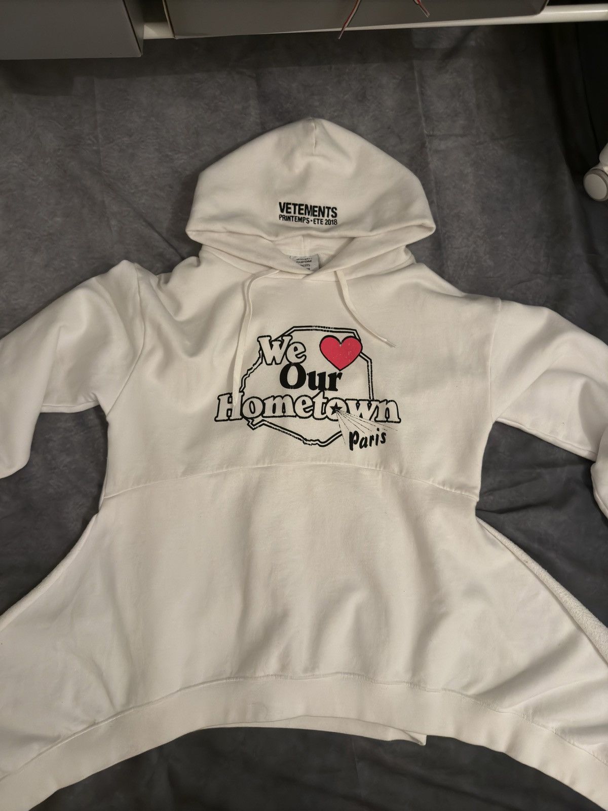 VETEMENTS - VETEMENTS ヴェトモン We Love Our Hometownパーカー Vetements Unstructured WE LOVE OUR HOMETOWN Hoodie women