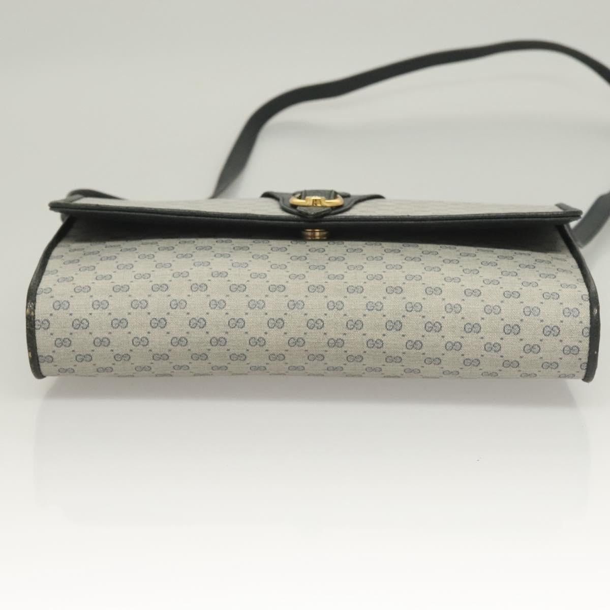 Gucci GUCCI Micro GG Supreme Shoulder Bag Pvc Navy Gold 89 02 050 Size ONE SIZE - 9 Thumbnail