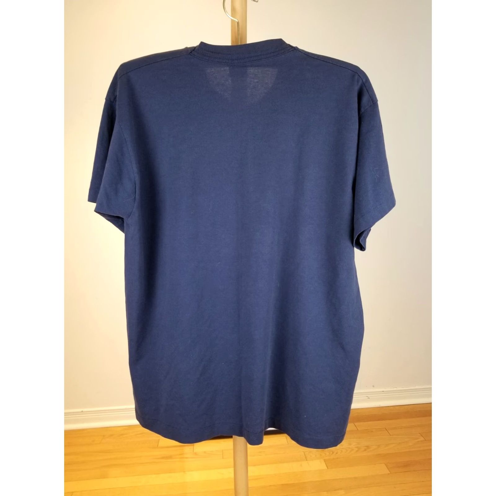 Vintage VINTAGE 90' WAVERLY VIKINGS NEBRASKA HIGH SCHOOL FOOTBALL T-SHIRT XL NAVY MEN Shirt XL Navy 23 Inch 29 Inch Size US XL / EU 56 / 4 - 5 Thumbnail