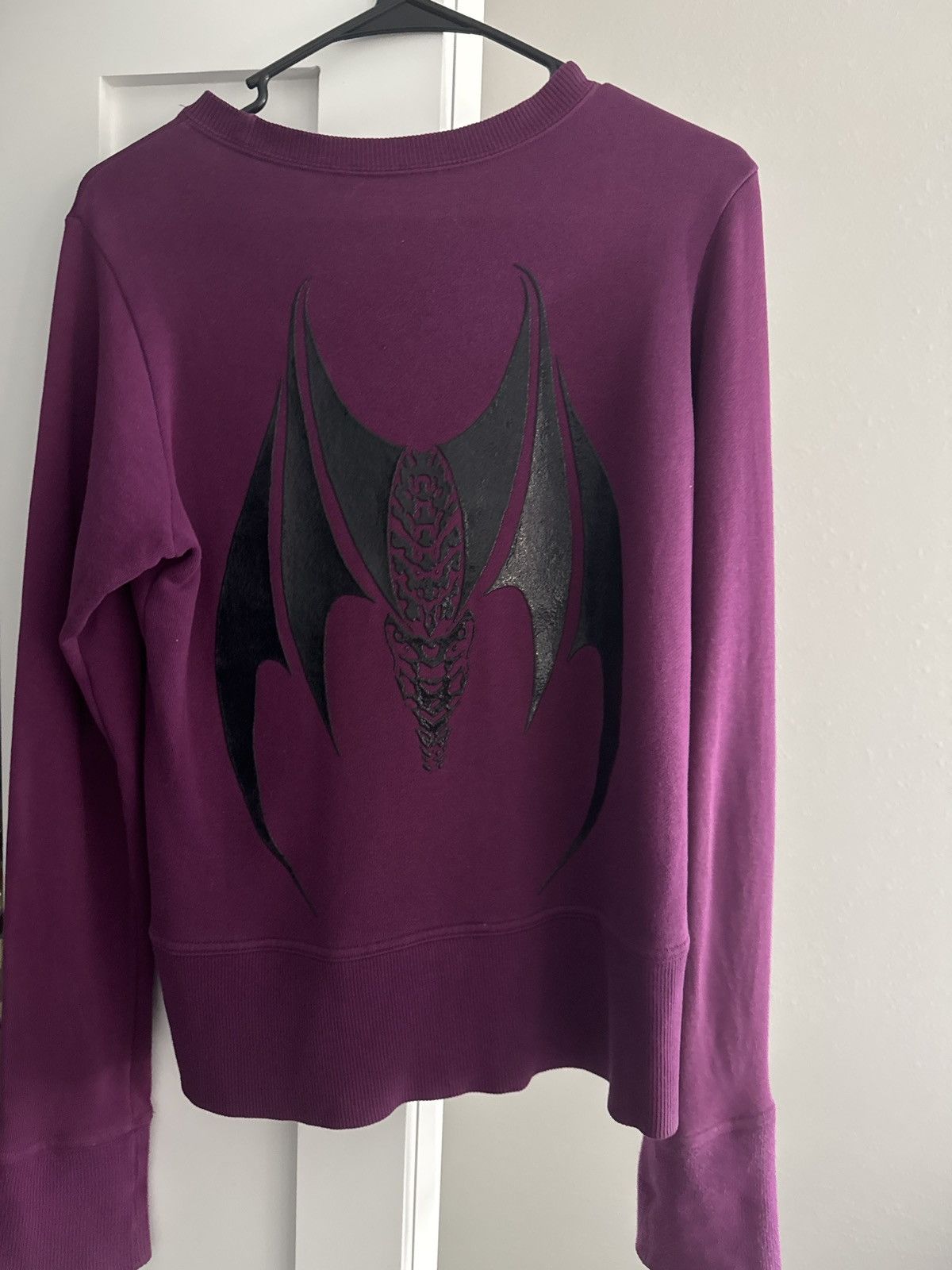 90s beauy:beast スパイダー刺繍 ラグラン カットソー