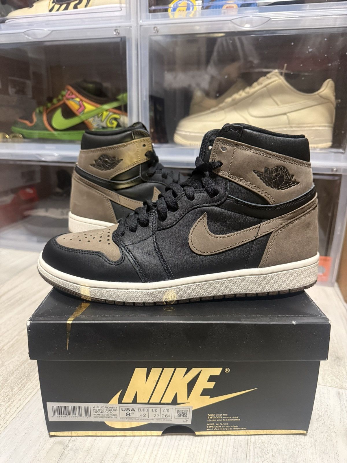 Jordan Brand Air Jordan 1 Retro High OG Palomino Size US 8.5 / EU 41-42 - 1 Thumbnail