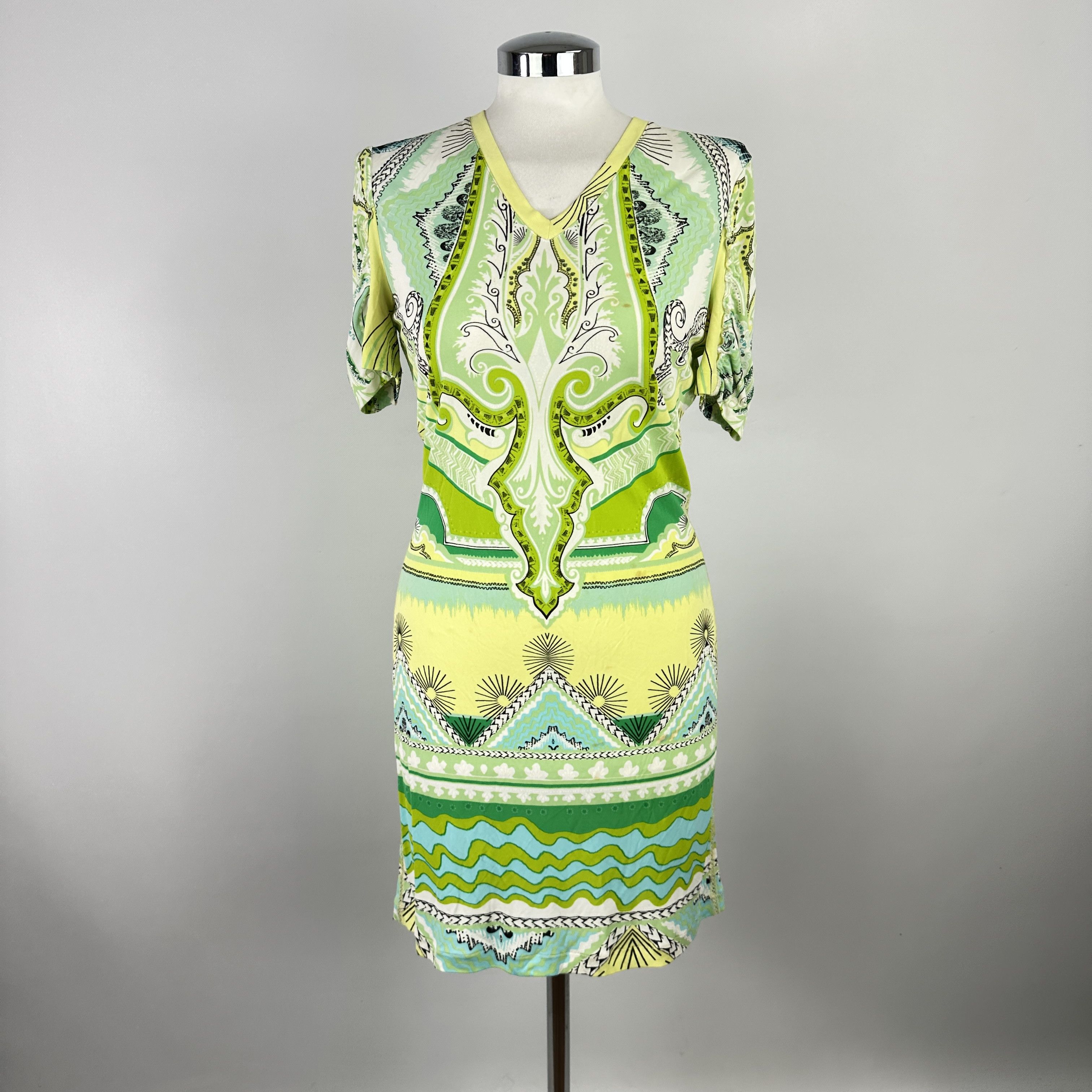 Roberto Cavalli Abito Roberto Cavalli Fantasia Astratta – 40 IT Size S / US 4 / IT 40 - 1 Thumbnail