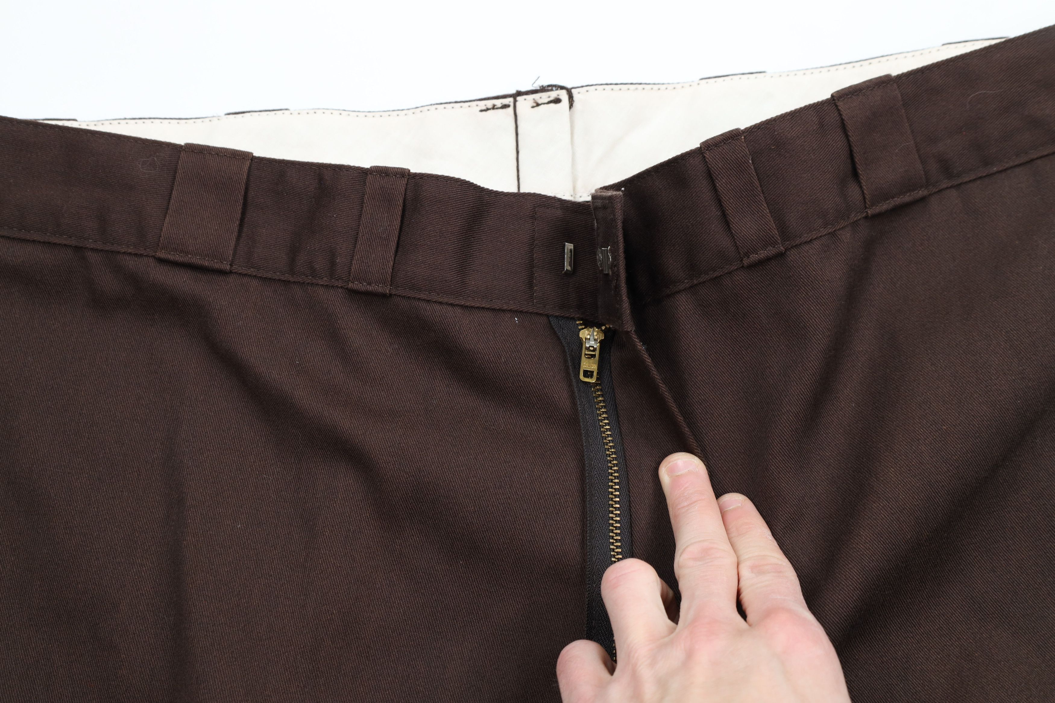 Dickies × Vintage Vintage 70s Dickies Wide Leg Work Mechanic Pants Brown USA Size US 44 / EU 60 - 5 Thumbnail