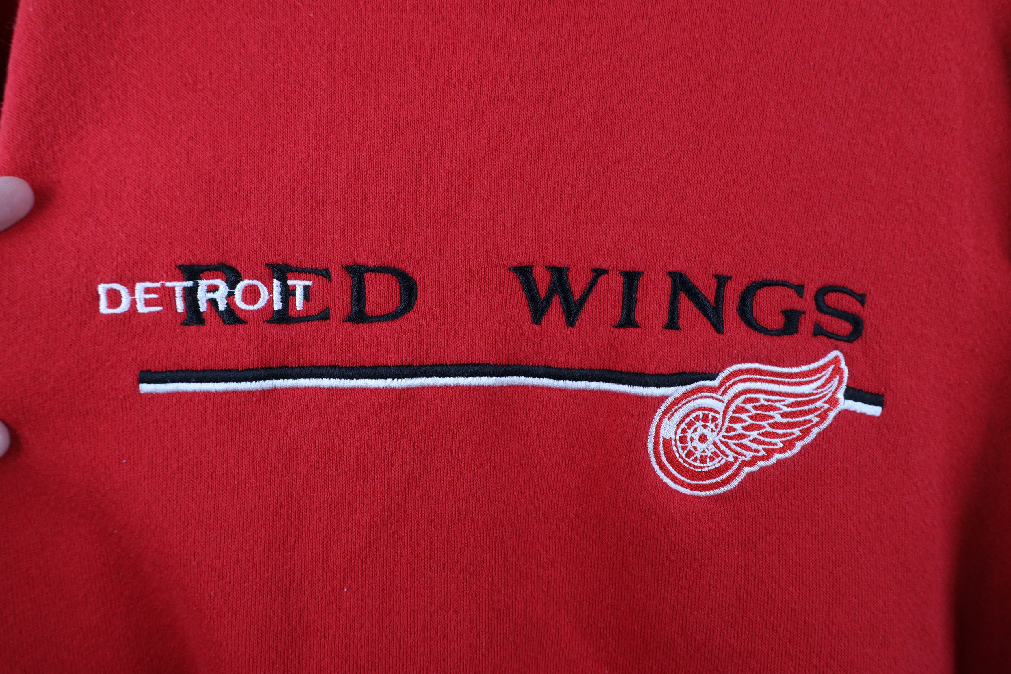 Puma Vintage 90s Puma Red Wings Hockey Crewneck Sweatshirt Size US XL / EU 56 / 4 - 4 Thumbnail