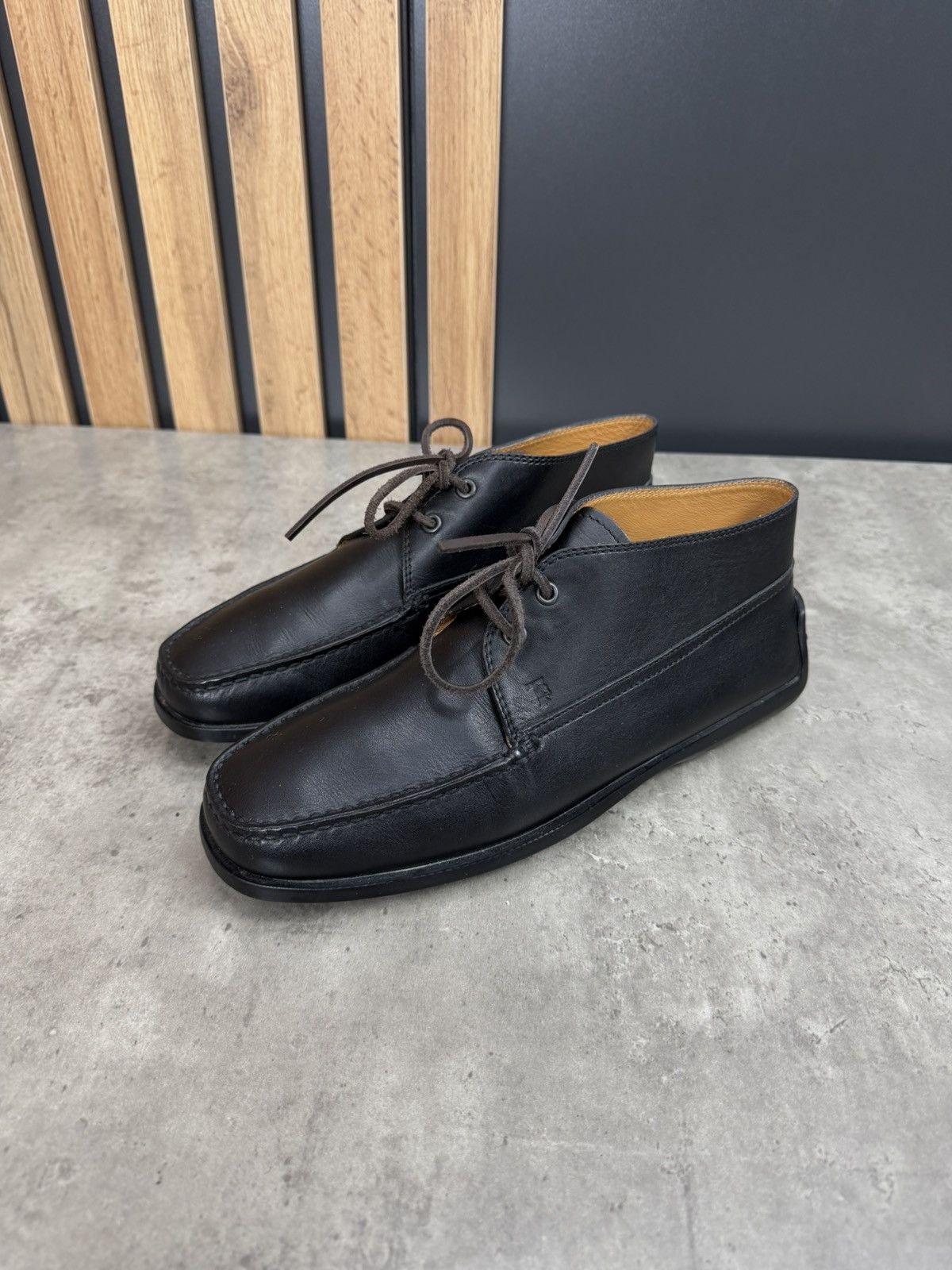 Tod's Tod’s Leather Driving Shoes Black Moccasins Size Uk 8 1/2 Size US 9.5 / EU 42-43 - 1 Thumbnail