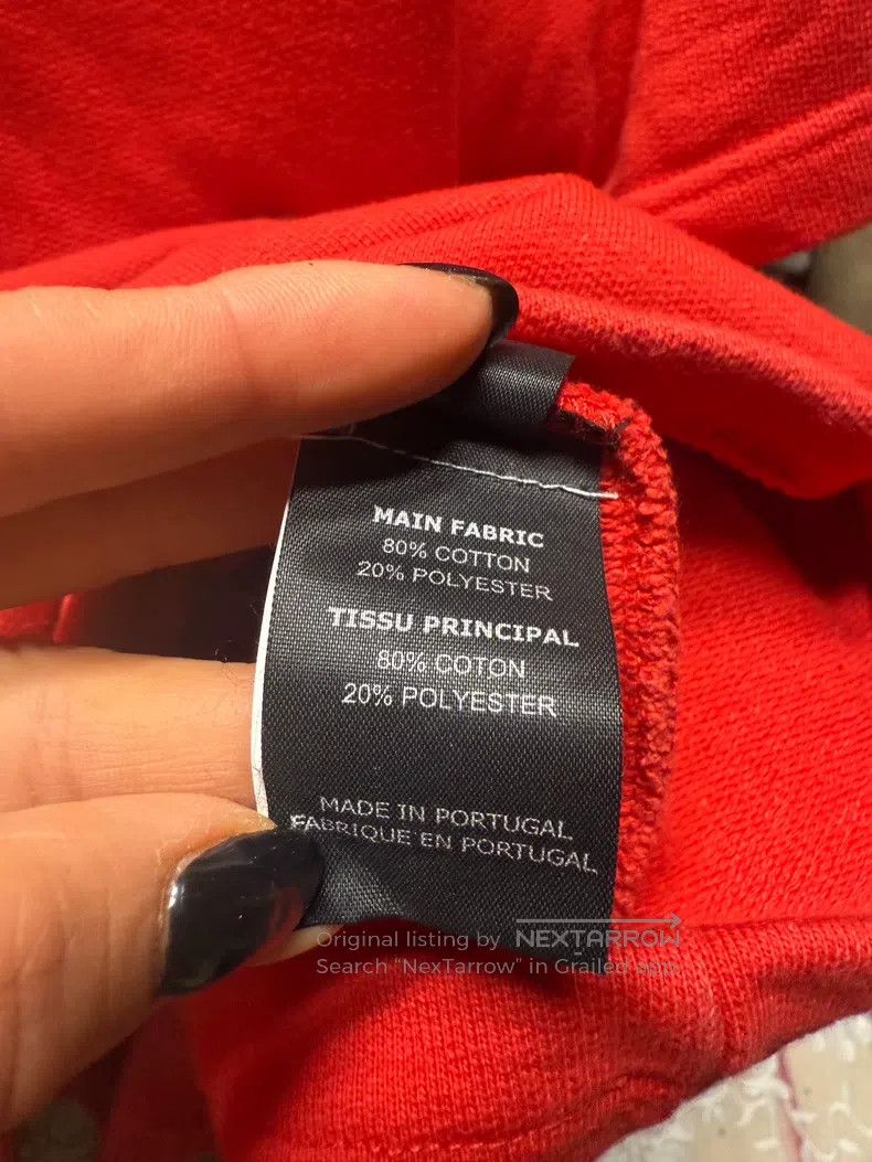 Vetements Vetements Red Two-Piece Hooded Sweatshirt Size US XS / EU 42 / 0 - 6 Thumbnail