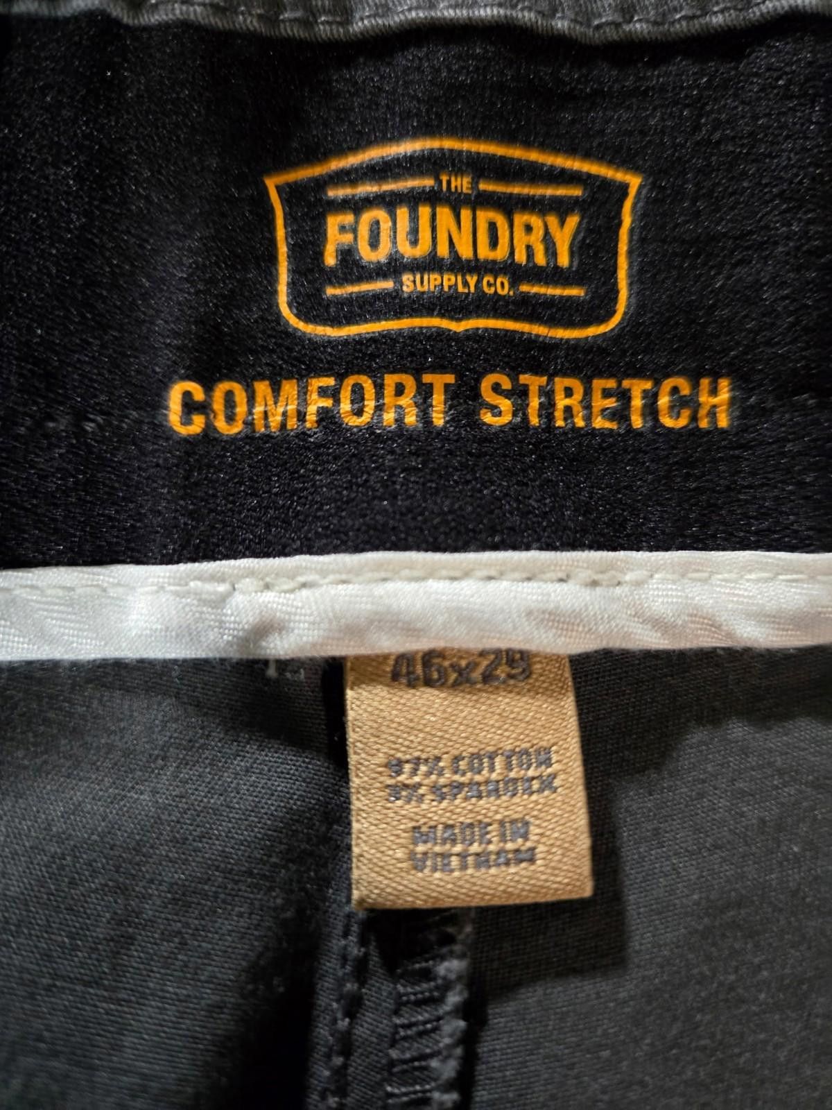 Vintage Foundry The Foundry Supply Co Flat Front Comfort Stretch 46x29 NWT Size US 44 / EU 60 - 3 Thumbnail