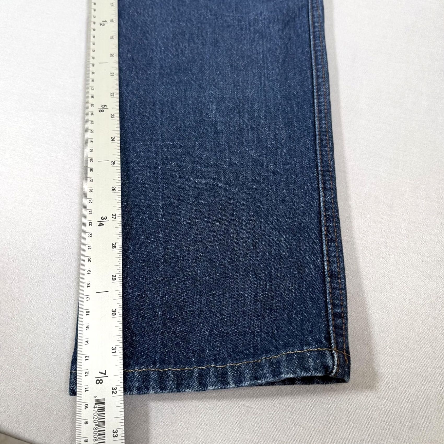 Vintage VINTAGE Rocky Mountain Jeans Womens 13 Blue Bare Back Slim Fit Denim Pants 90s Size 34" / US 12 / IT 48 - 5 Thumbnail
