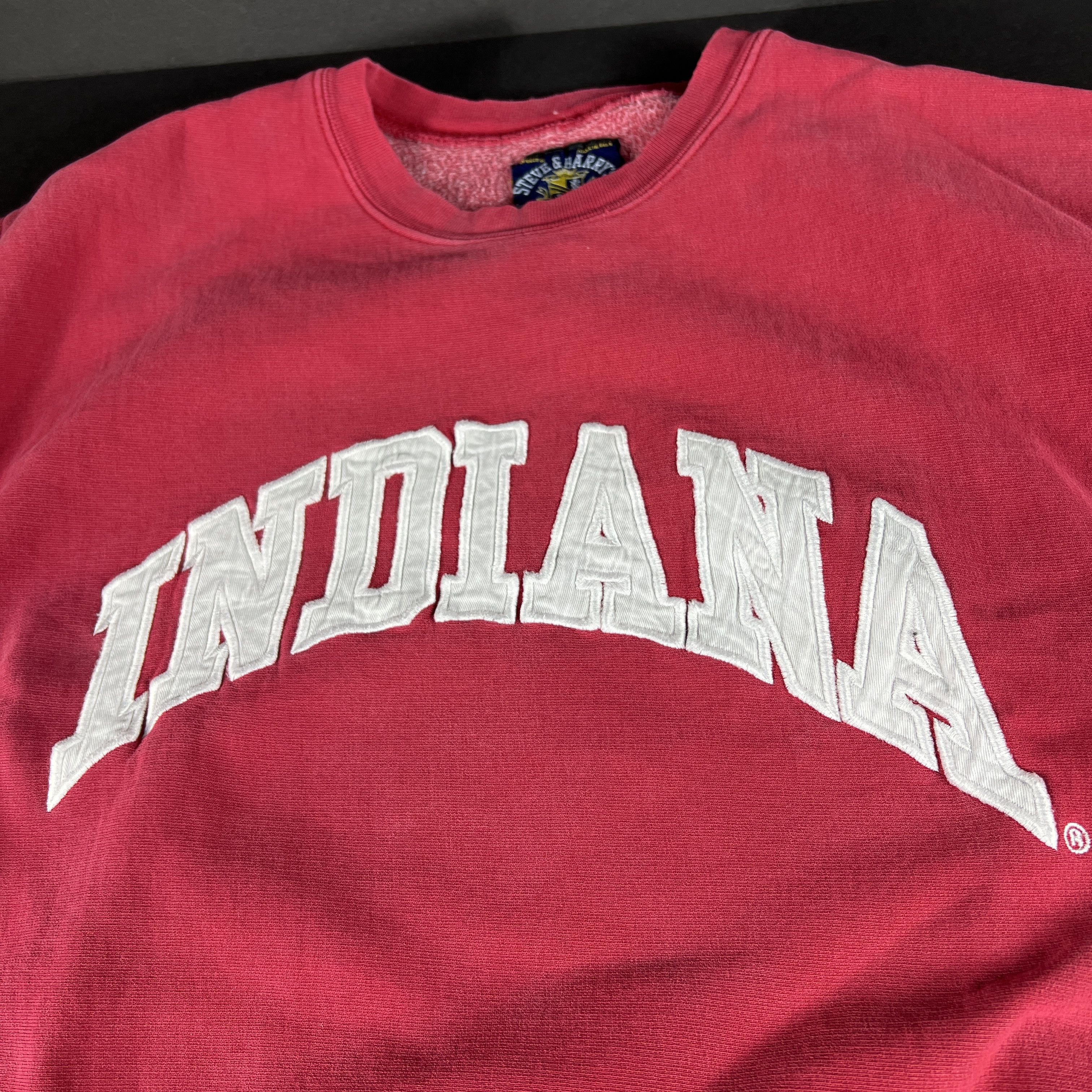 NCAA Y2K Steve Barry Indiana Hoosiers Sweater Distressed Crewneck Size US XL / EU 56 / 4 - 8 Thumbnail