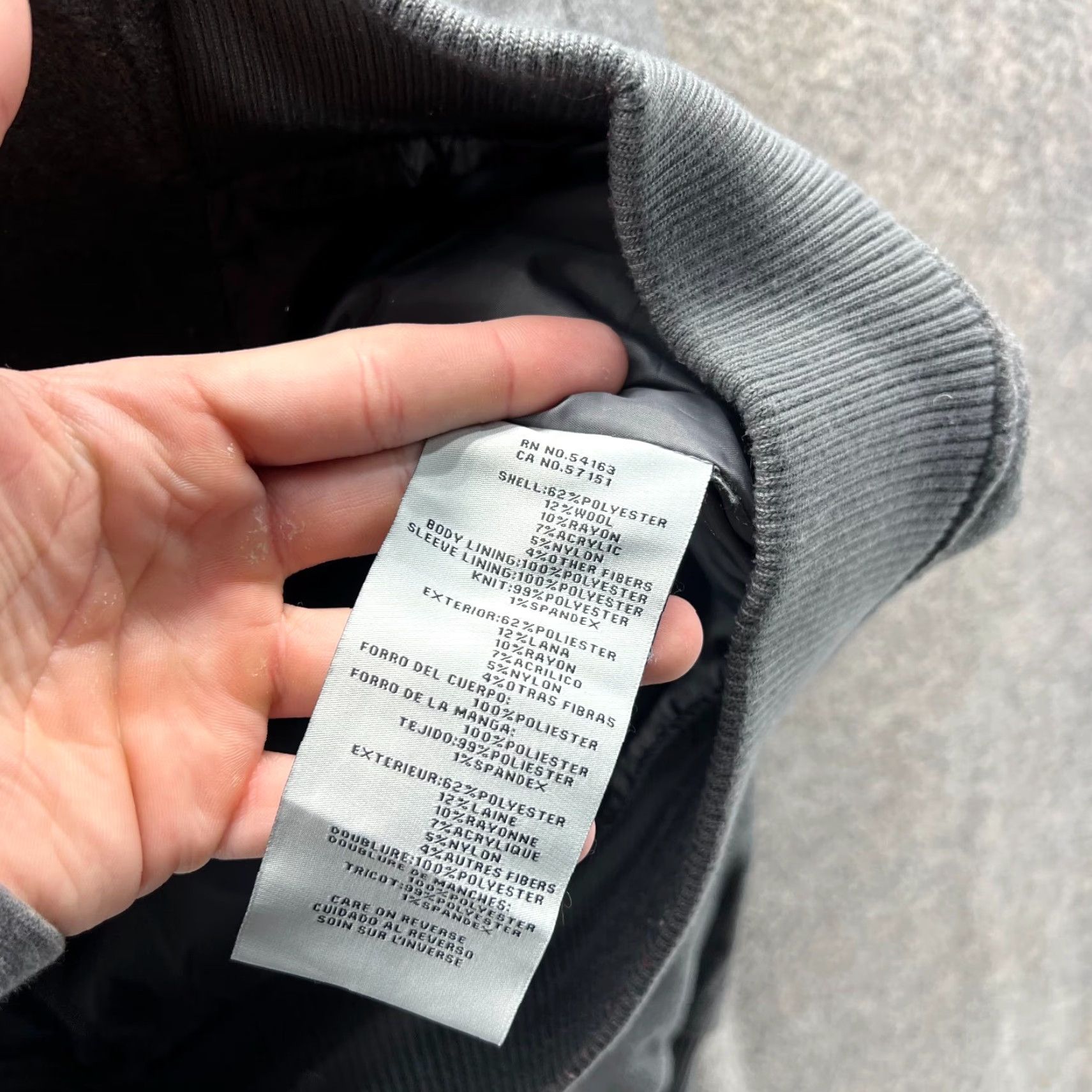 Levi's Levi's Jacket Womens Medium Bomber Gray Full Zip Fleece Wool Rayon Size M / US 6-8 / IT 42-44 - 4 Thumbnail