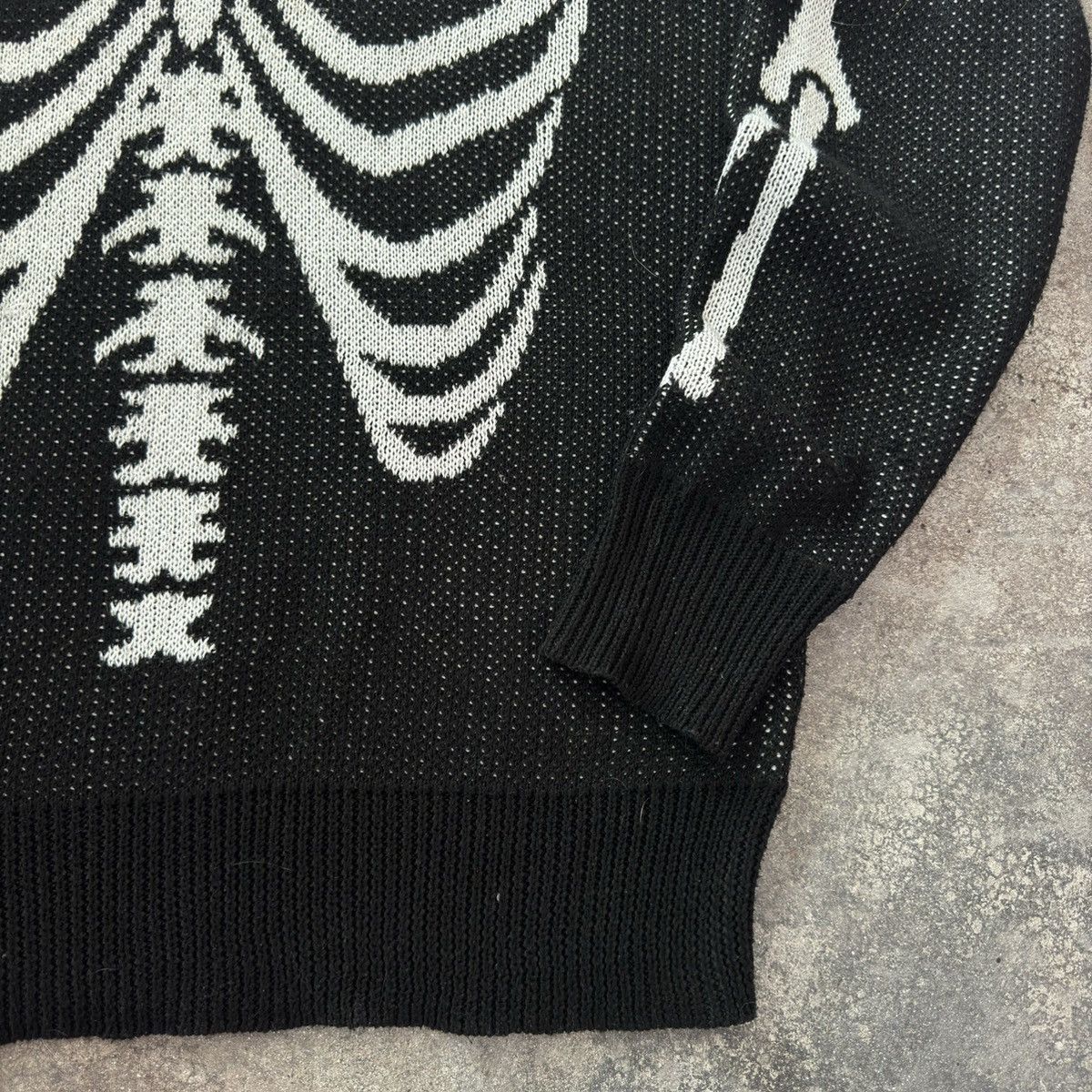 20471120 × Japanese Brand × Vintage Skull/Skeleton Amazing Y2K Gothic Sweater Size XS / US 0-2 / IT 36-38 - 6 Thumbnail