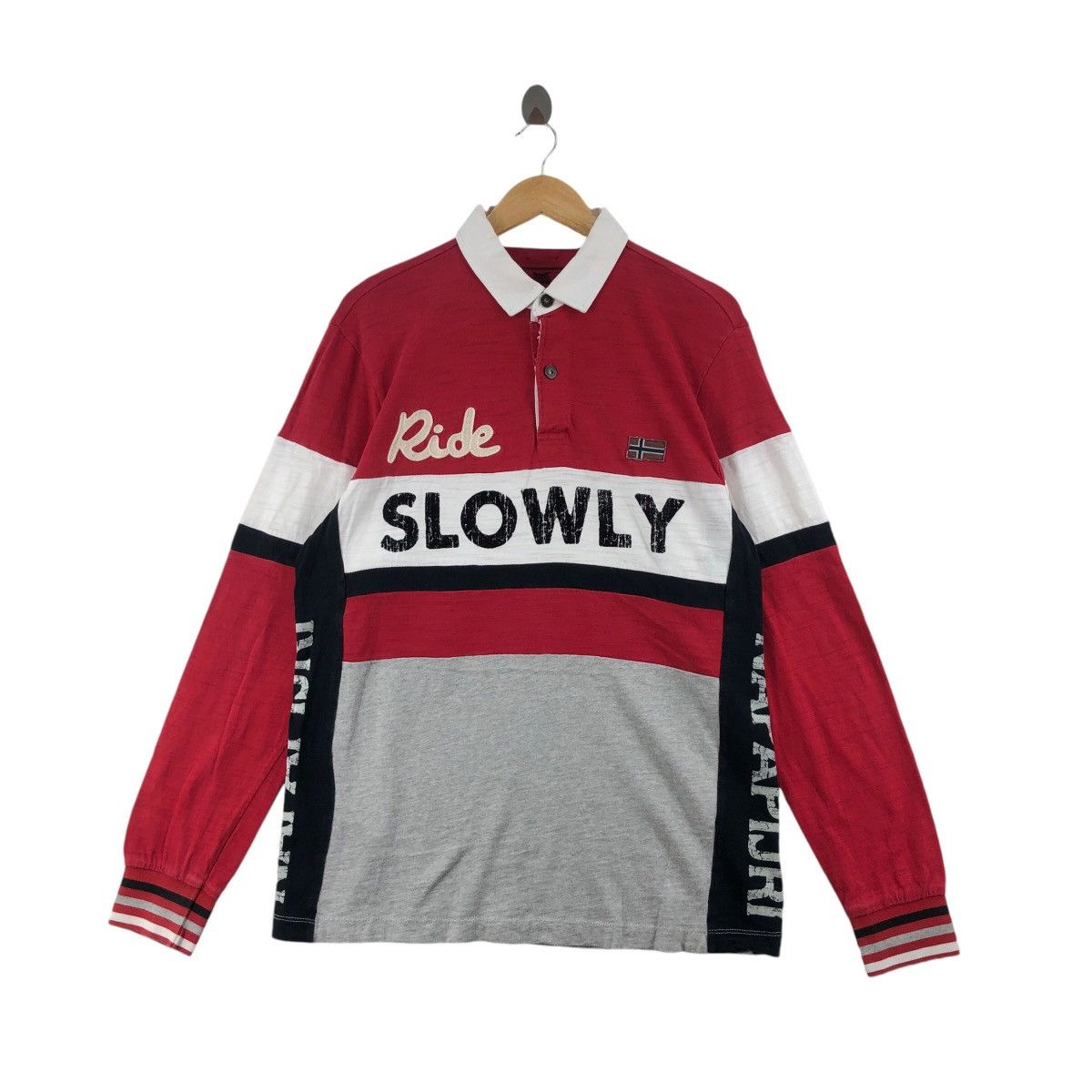 Napapijri NAPAPIJRI Polos Cycle Rally Color Block Hooligan Size US L / EU 52-54 / 3 - 1 Thumbnail
