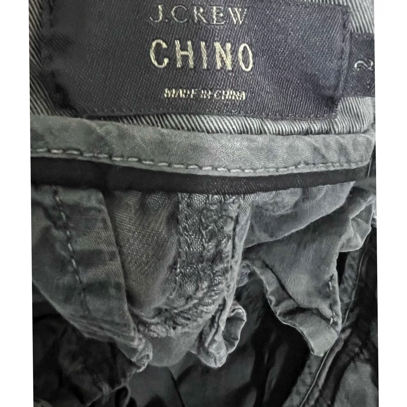 J.Crew VINTAGE J.Crew Sunday Slim Chino Pants Womens Size 2 Gray 100% Cotton Chino Womens Regular Solid 2 Gray Womens Size 26" / US 2 / IT 38 - 5 Thumbnail