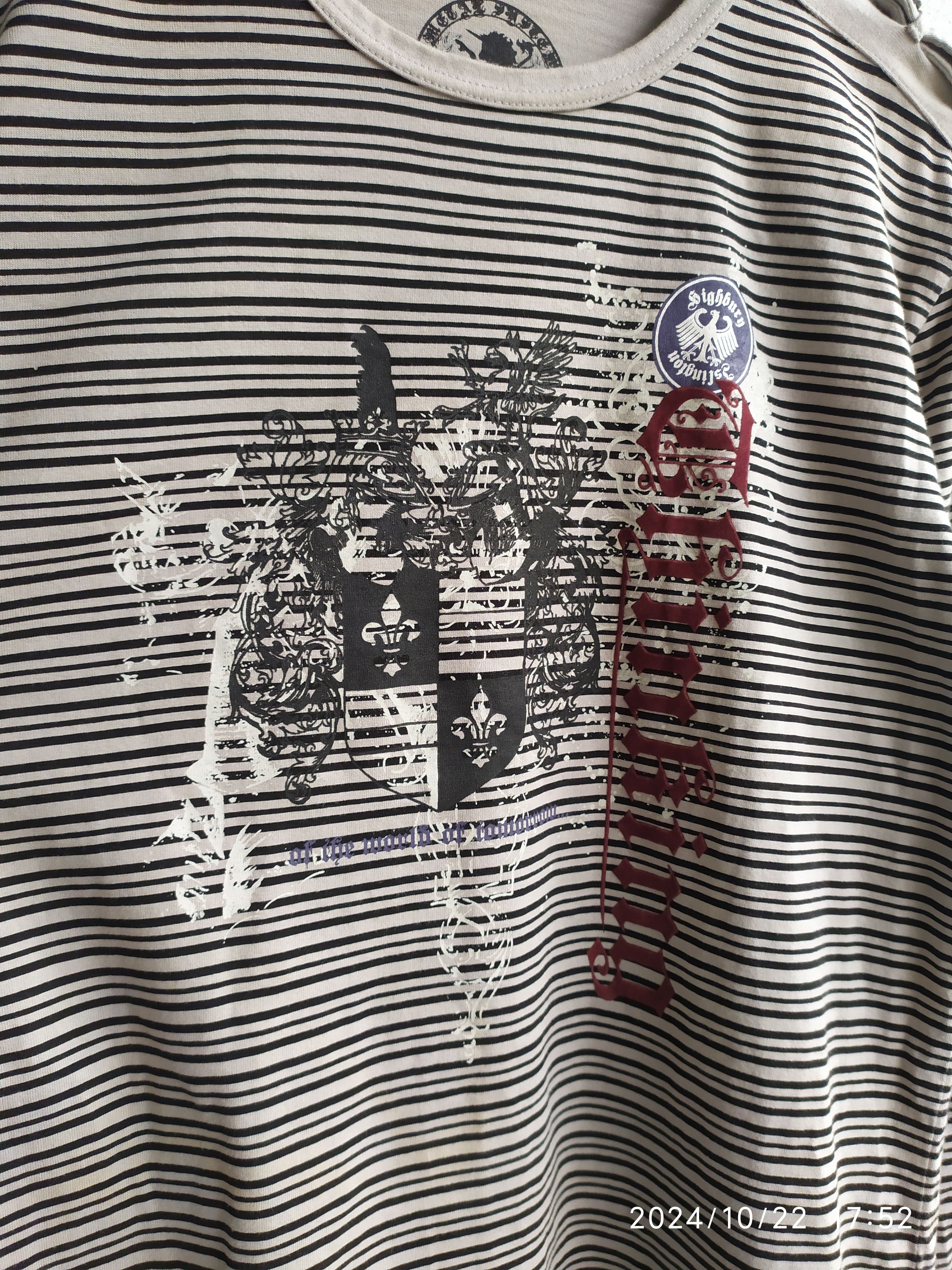 Beauty Beast × Hysteric Glamour × Japanese Brand Japanese Metal System Stripe Bondage Long Slevee Size US L / EU 52-54 / 3 - 3 Thumbnail