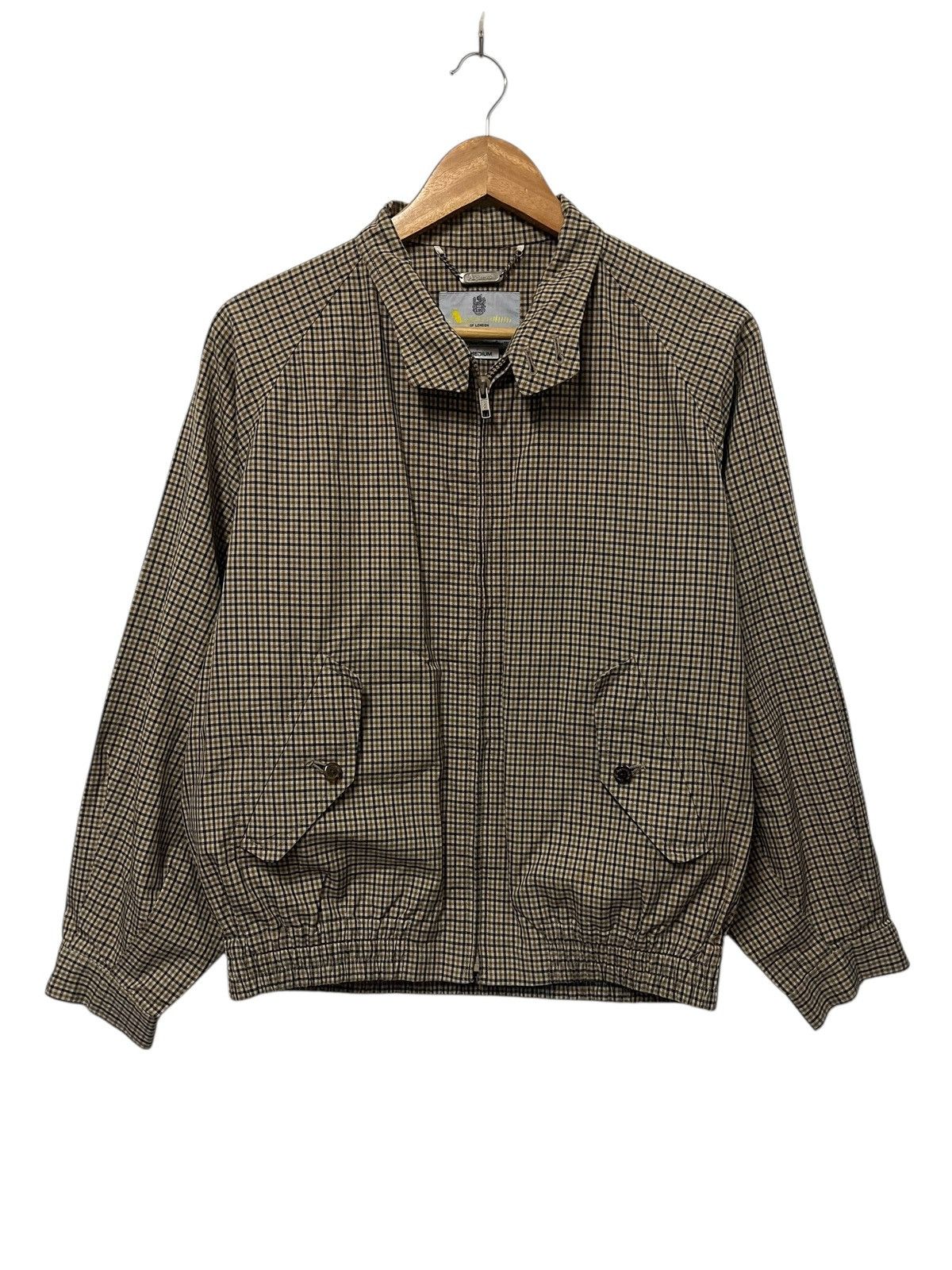 Aquascutum 🔥Vtg 90s Aquscutum Club Check Jacket Size US M / EU 48-50 / 2 - 1 Thumbnail