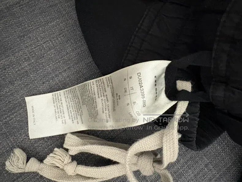 Rick Owens RICK OWENS size S Crotch drop pants 21ss ribbon flying mou Size US 27 - 5 Thumbnail