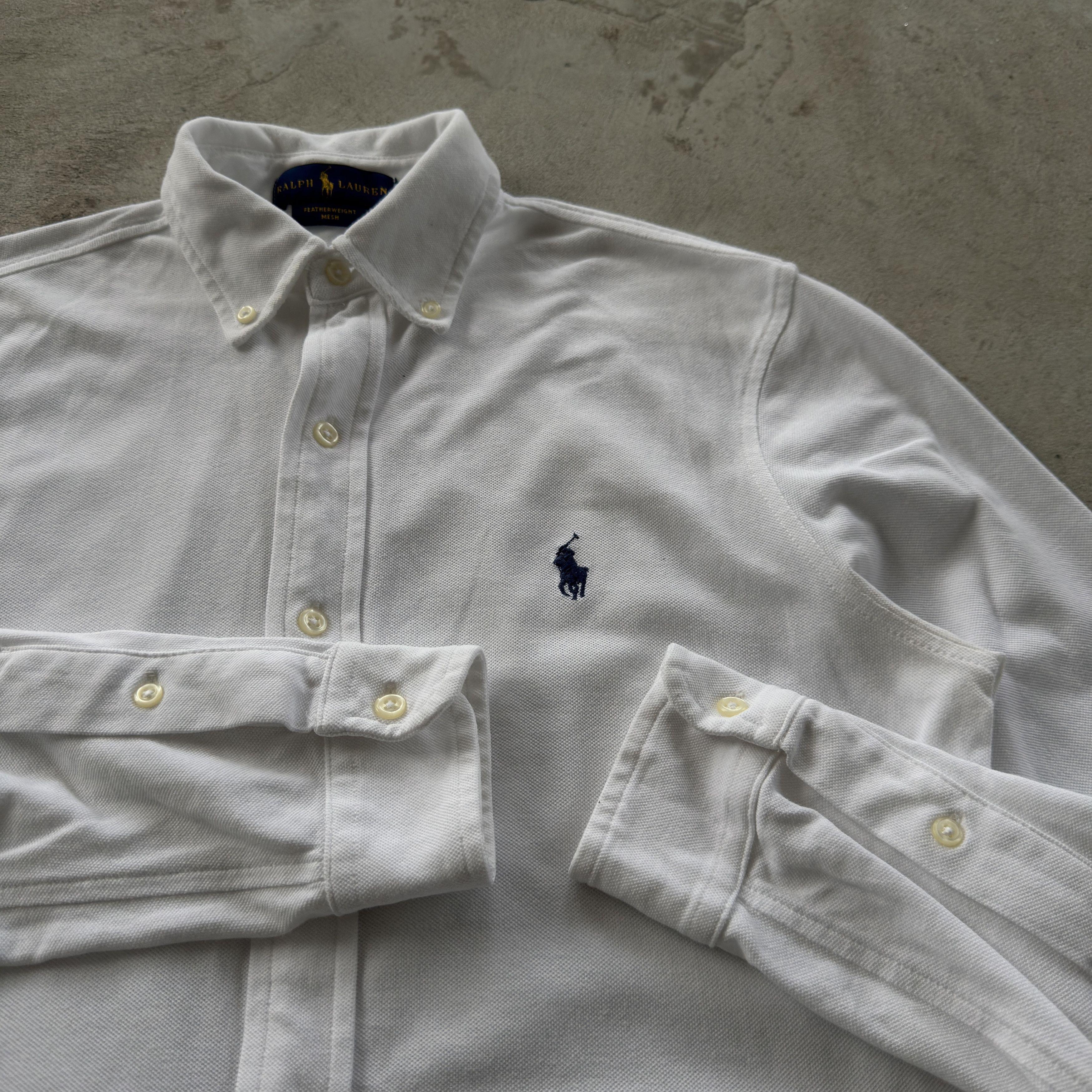 Polo Ralph Lauren Vintage 90s Polo Ralph Lauren Featherweight Button Ups Shirt Size US S / EU 44-46 / 1 - 4 Thumbnail