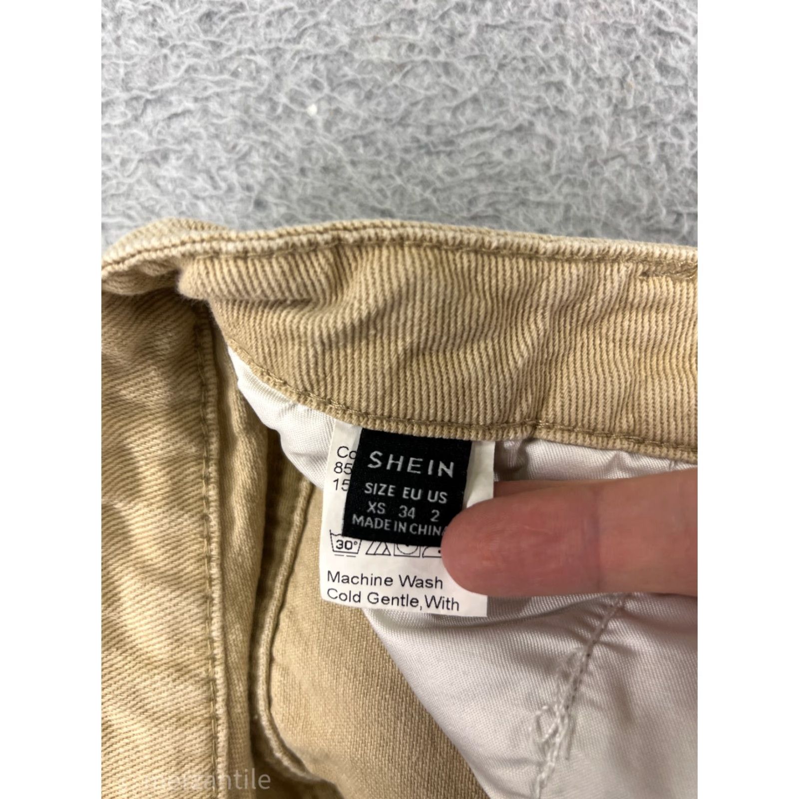 Shein VINTAGE SheIn Womens Jeans Pants Clothing High Rise Tapered Cotton Blend Beige 90s Retro Womens Size 26" / US 2 / IT 38 - 4 Thumbnail