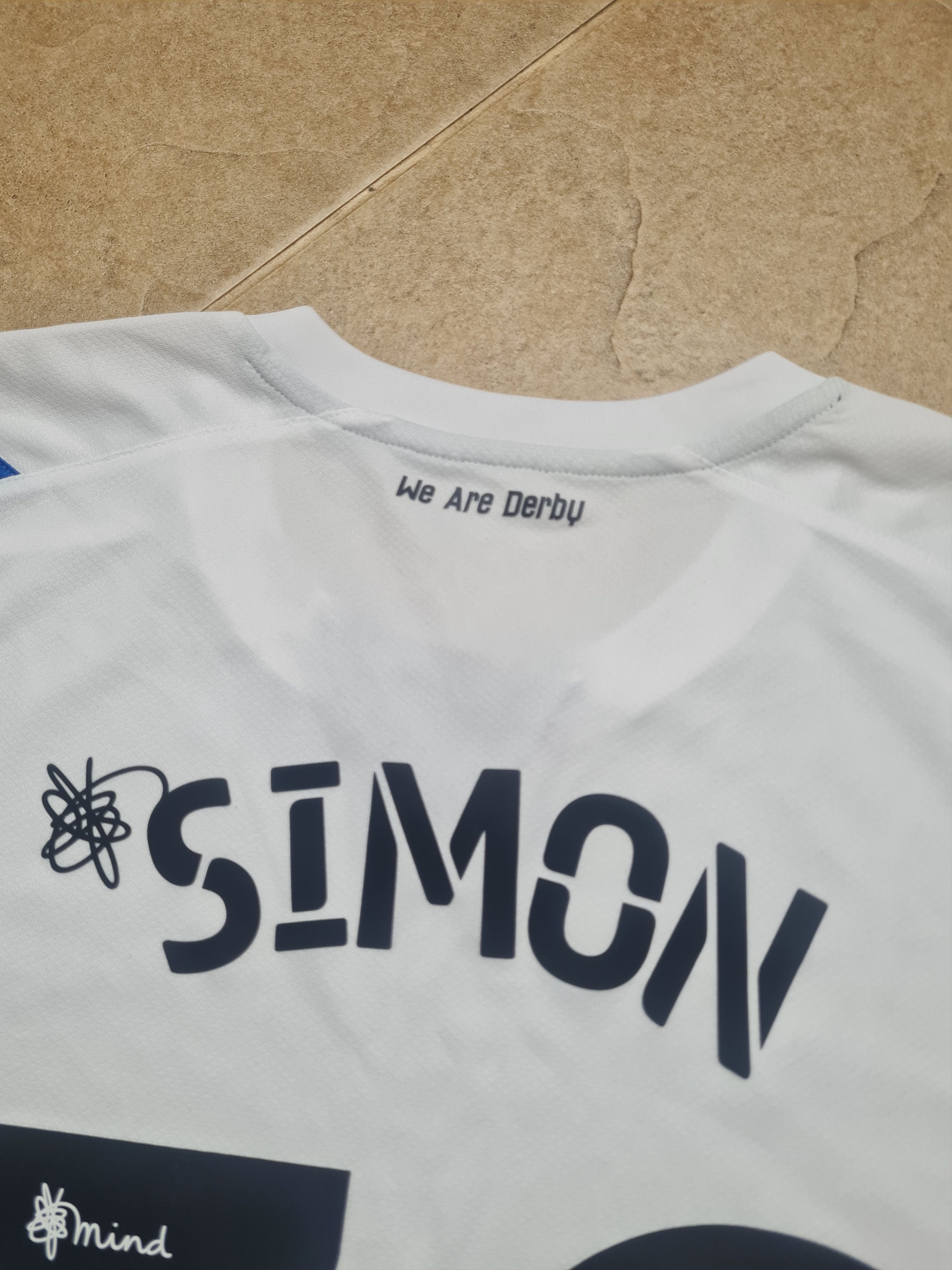 Umbro Soccer Jersey Derby County Football Shirt Umbro #50 Simon Size US XXL / EU 58 / 5 - 19 Thumbnail