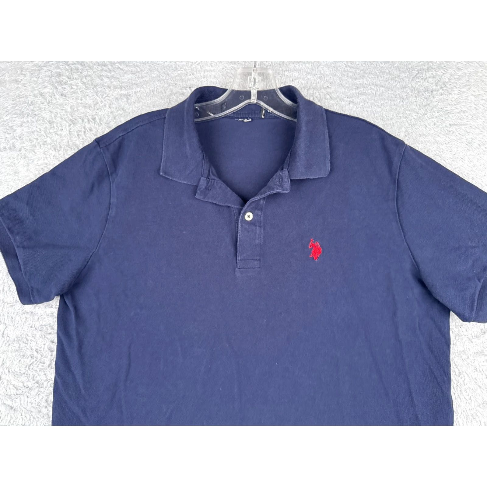 Vintage VINTAGE US Polo Assn Polo Shirt Men Medium Blue 100% Cotton Short Sleeve Slim Fit Classic Polo Mens Medium Blue 100% Cotton Polo Shirt USA Polo Assn Size US M / EU 48-50 / 2 - 4 Thumbnail