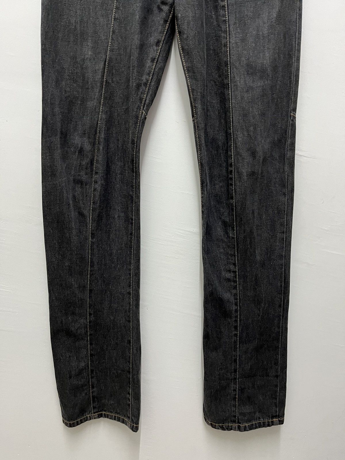 Japanese Brand Vintage Obelisk Custom Leather Denim Size US 31 - 4 Thumbnail