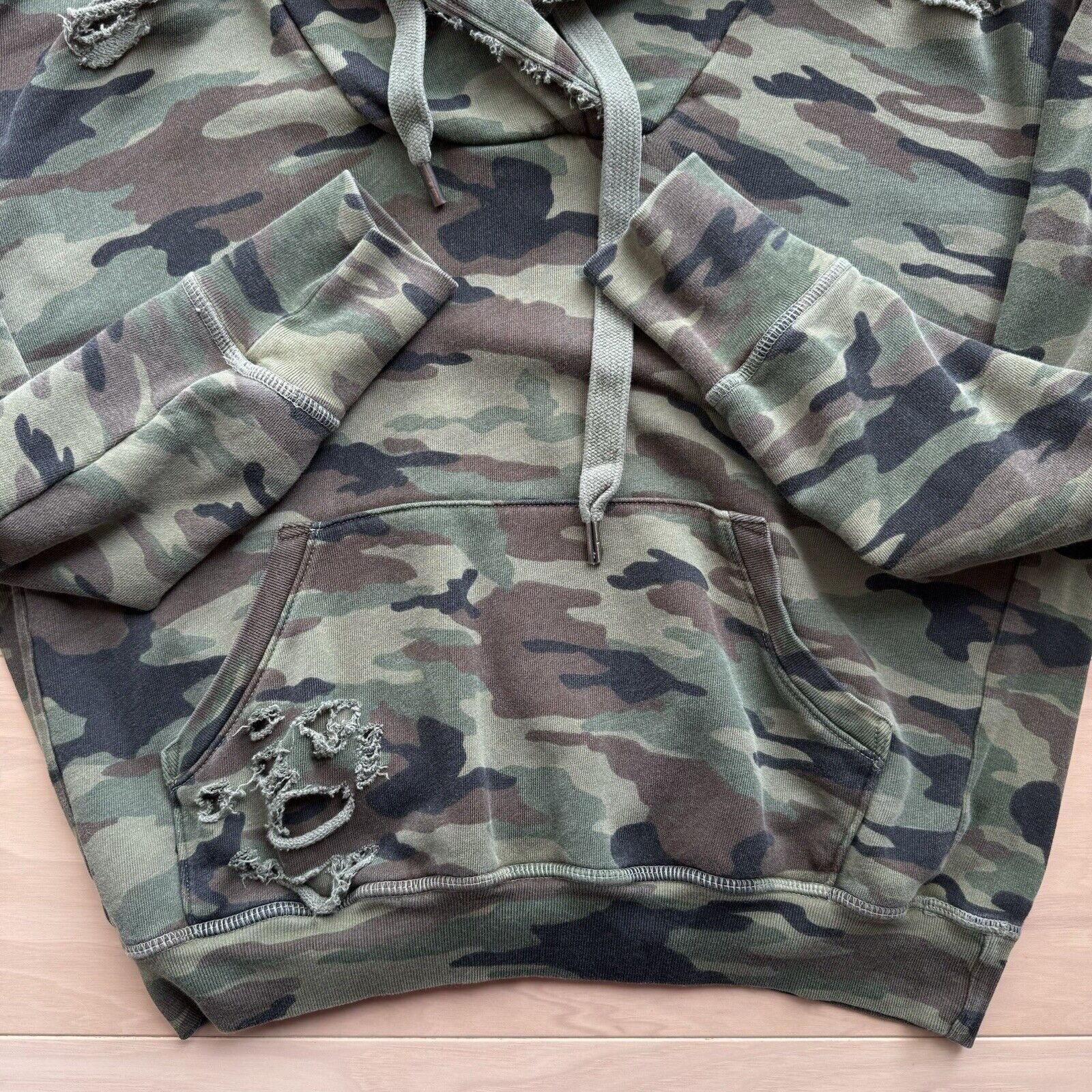 NSF NSF Hoodie Women's M Multicolor Camo Fleece Pullover Size M / US 6-8 / IT 42-44 - 5 Thumbnail