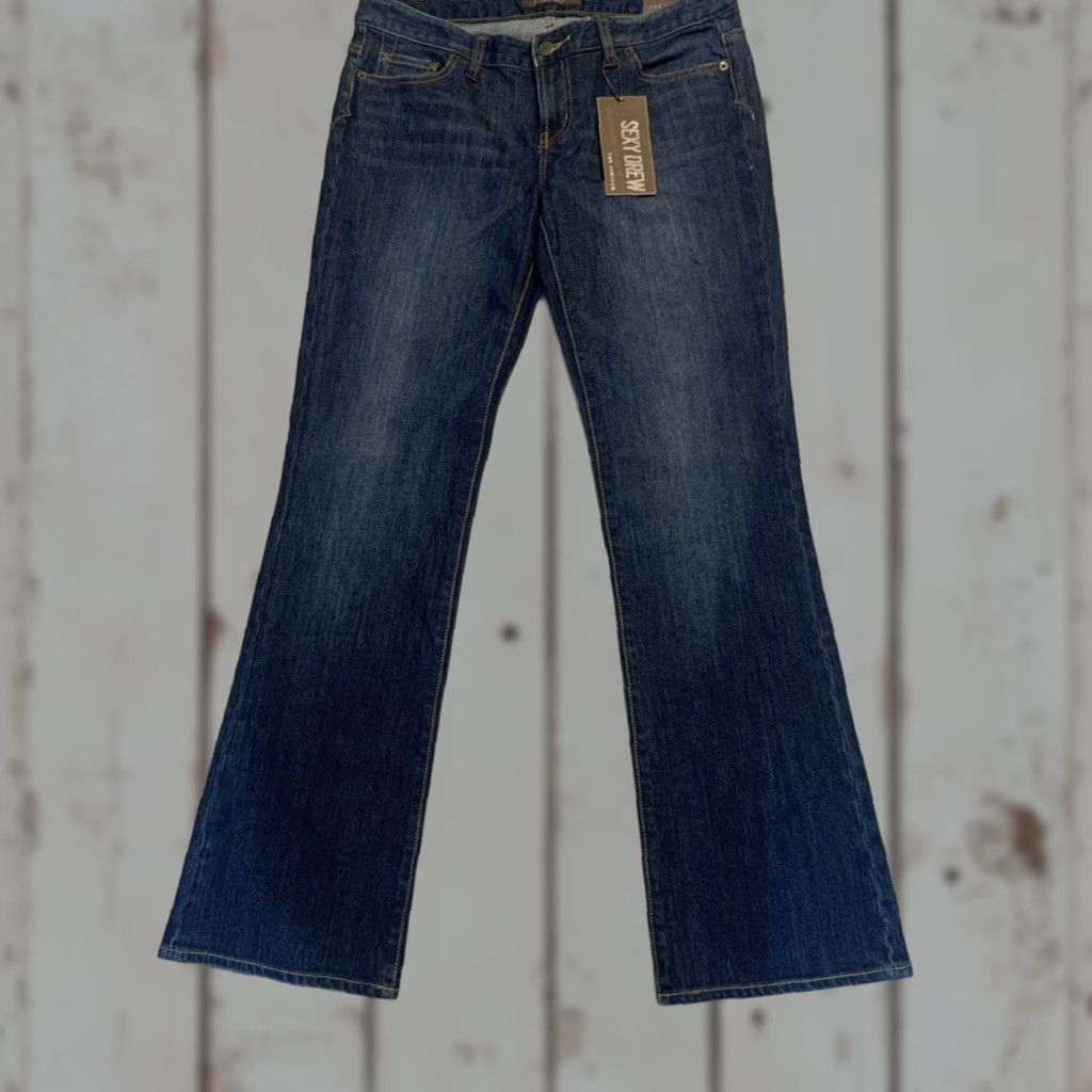 Vintage VINTAGE The Limited Drew Fit Bootcut Jeans Size 12 Women Dark Wash Denim Straight Leg Size 34" / US 12 / IT 48 - 1 Thumbnail