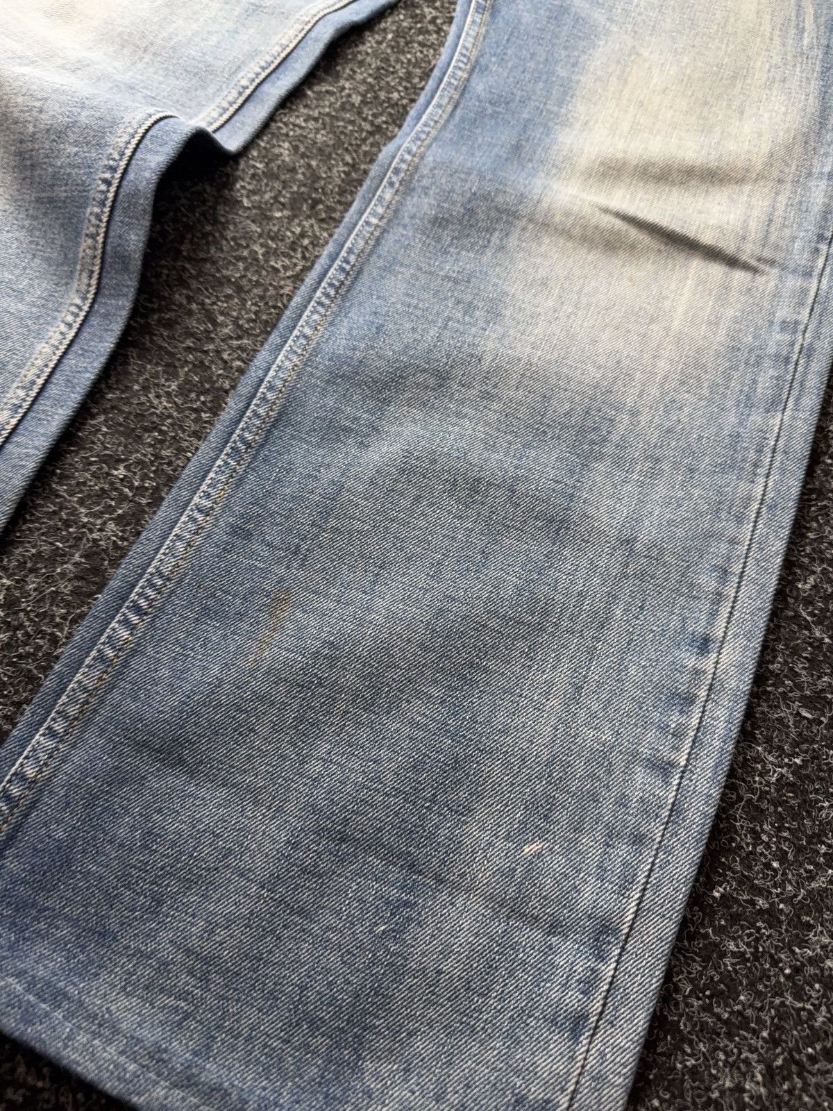 Diesel Luxury 00s Y2K Dirty Diesel Larkee Straight Leg Faded Jeans Size US 34 / EU 50 - 4 Thumbnail