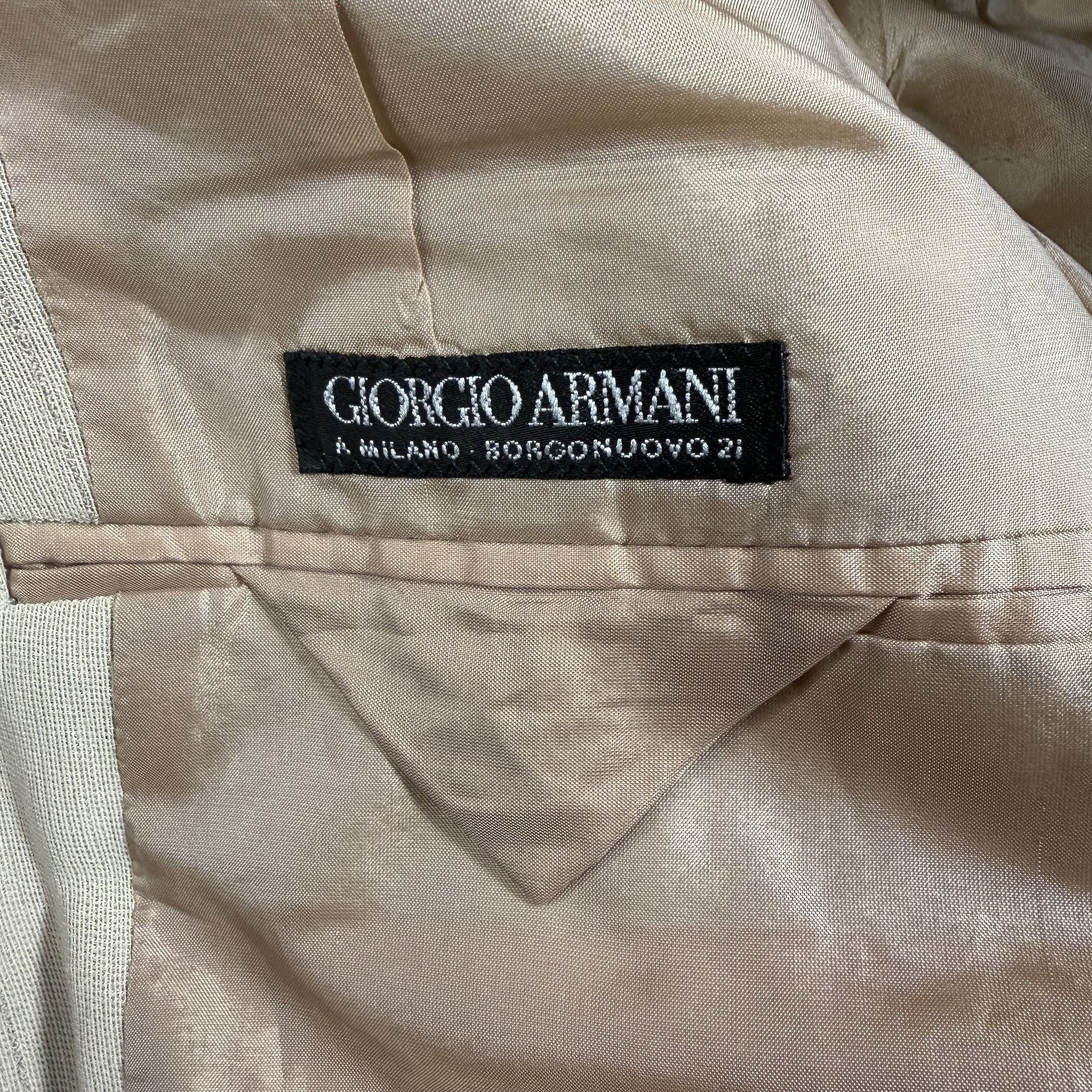 Giorgio Armani 1996 Giorgio Armani Main Line – Size 48 Size 48R - 8 Thumbnail